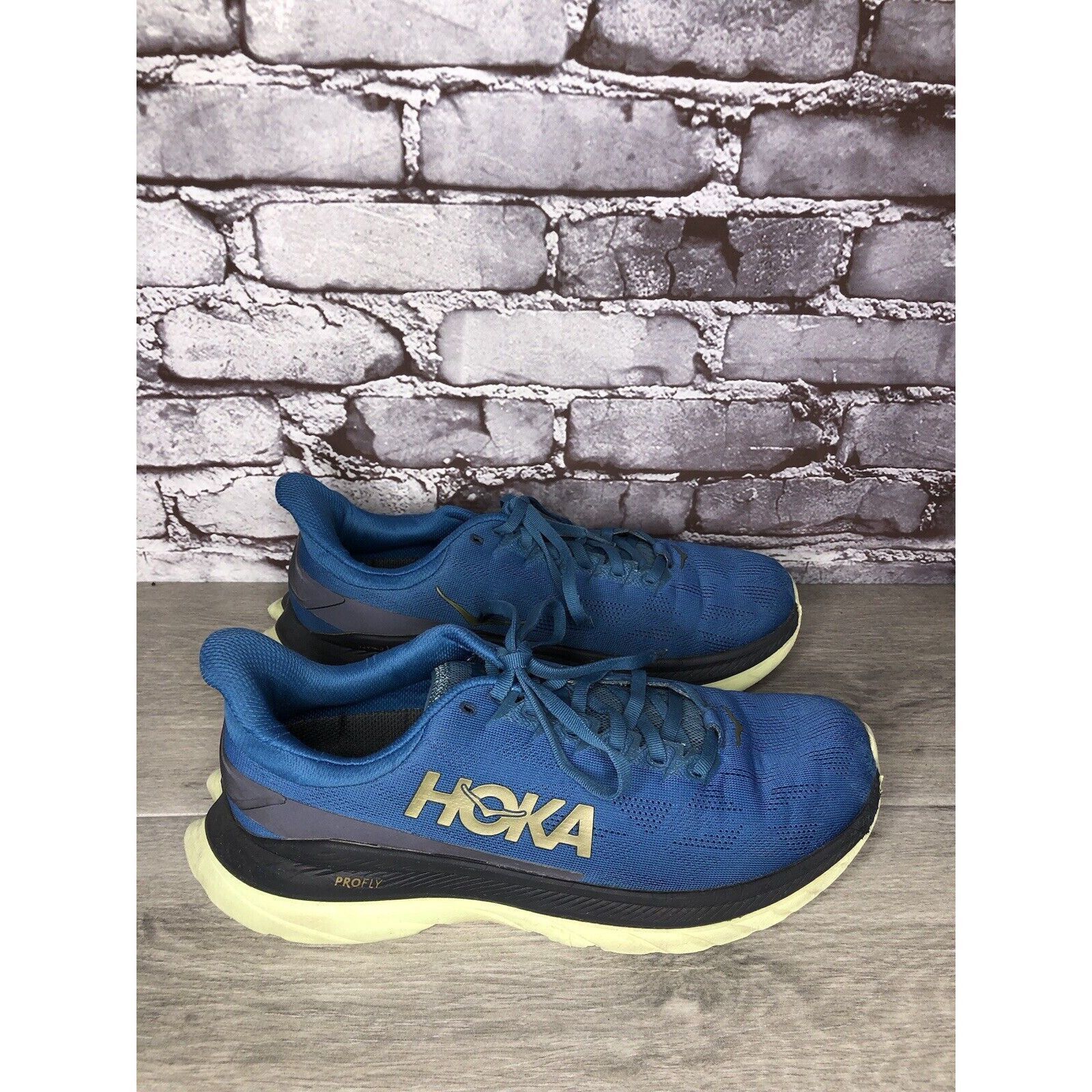 Hoka Hoka One One Mach 4 Blue Coral Synthetic Lace Up Running Sho Size US 9.5 / EU 42-43 - 23 Thumbnail