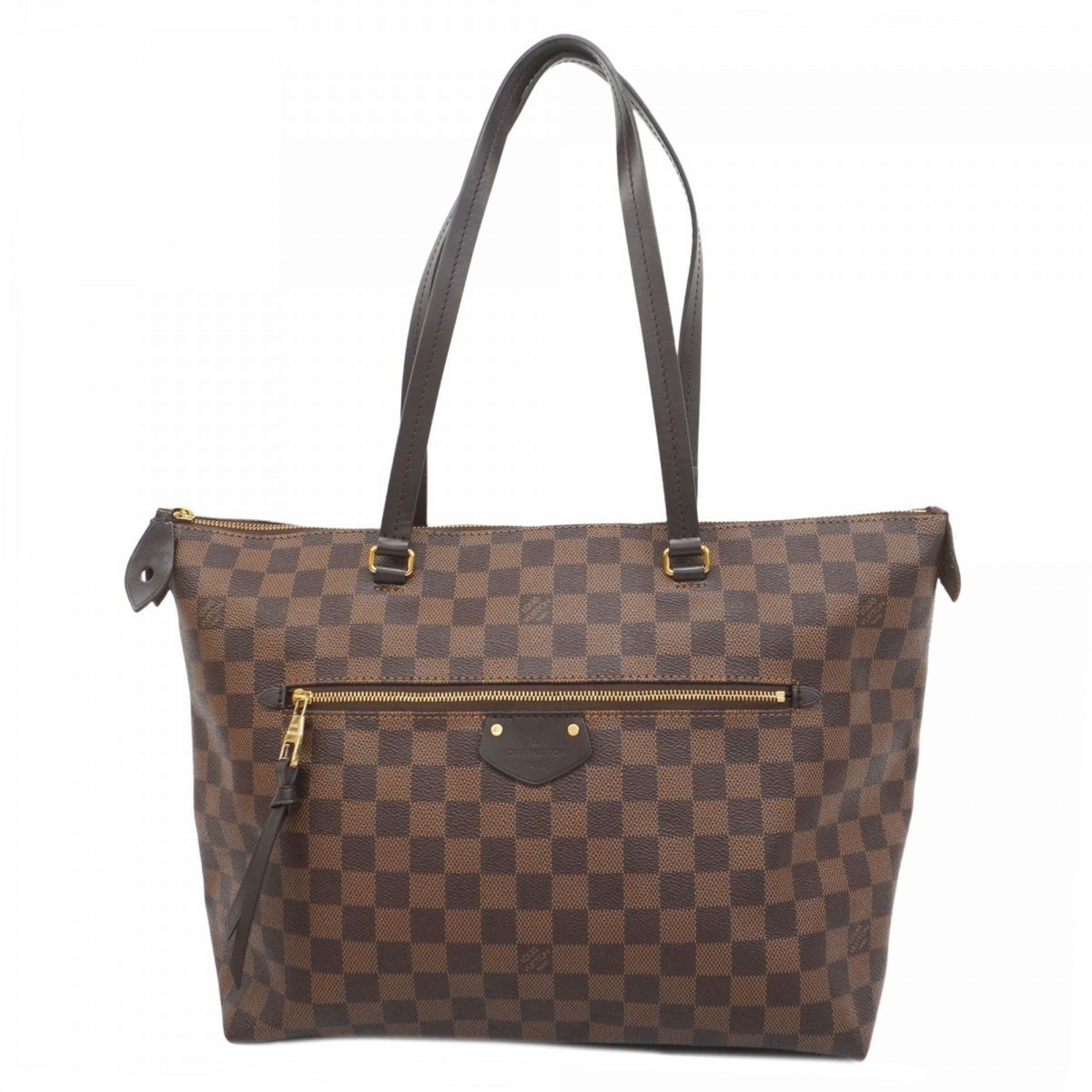 Louis Vuitton Tote Bag Damier Iena Mm N41013 Ebene Women's