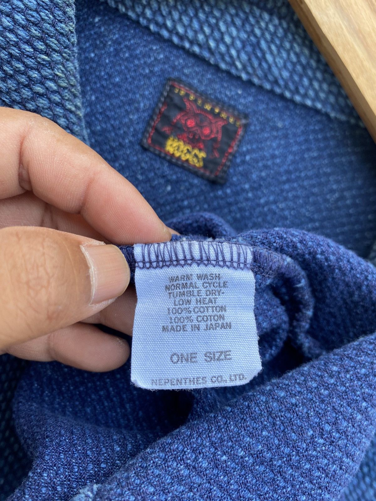 Nepenthes Vintage 90s Nepenthes Blue Worker Chore Jacket Size US L / EU 52-54 / 3 - 16 Thumbnail