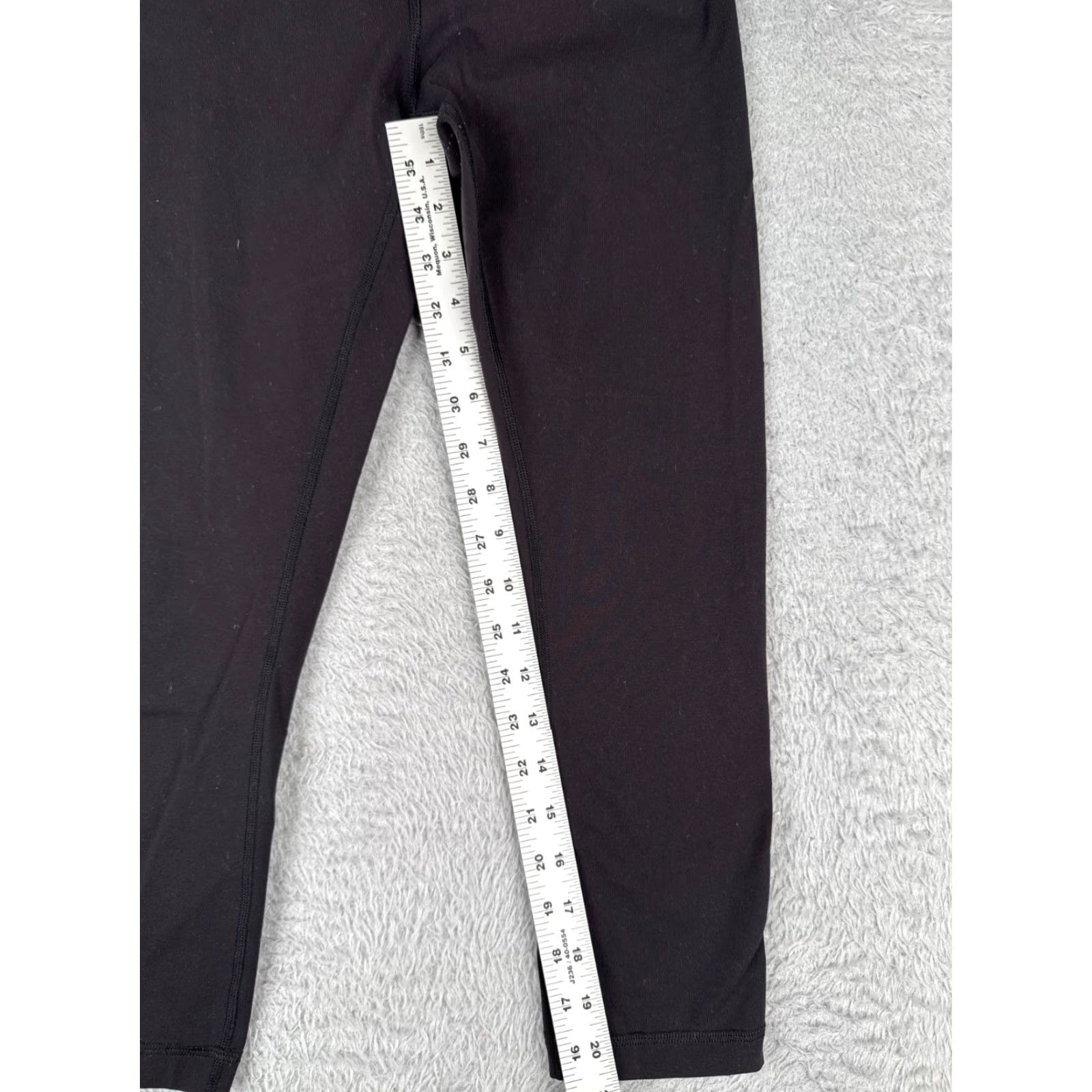 Lululemon Lululemon Wunder Under Cropped Pants Women's 4 Black Yoga Workout Activewear Stretch Skinny Size 27" / US 4 / IT 40 - 6 Thumbnail