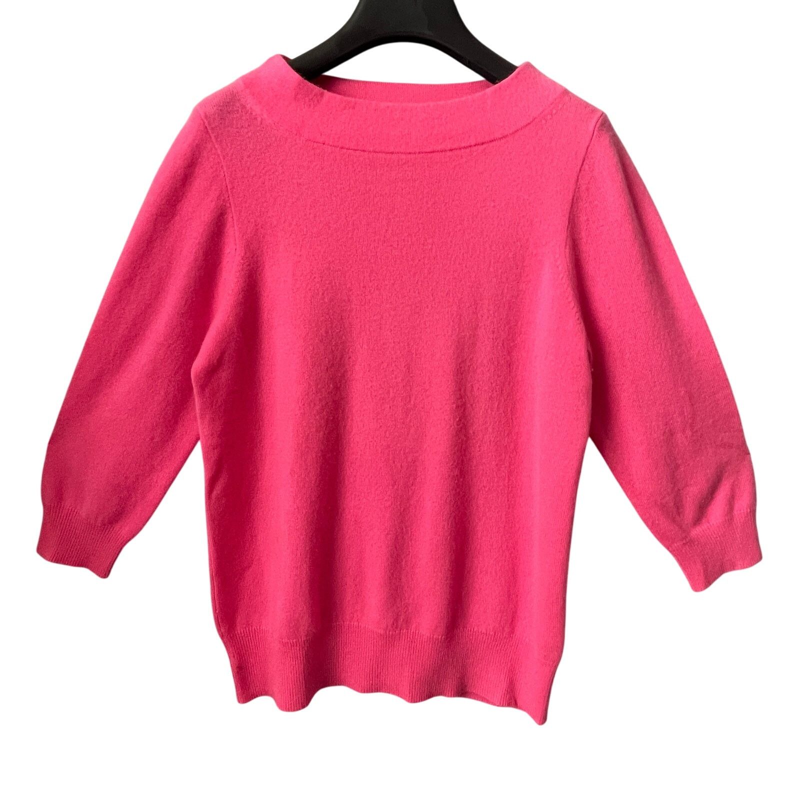 J.Crew J. Crew Hot Pink 100% Italian Cashmere Sweater Size Medium Size M / US 6-8 / IT 42-44 - 1 Thumbnail