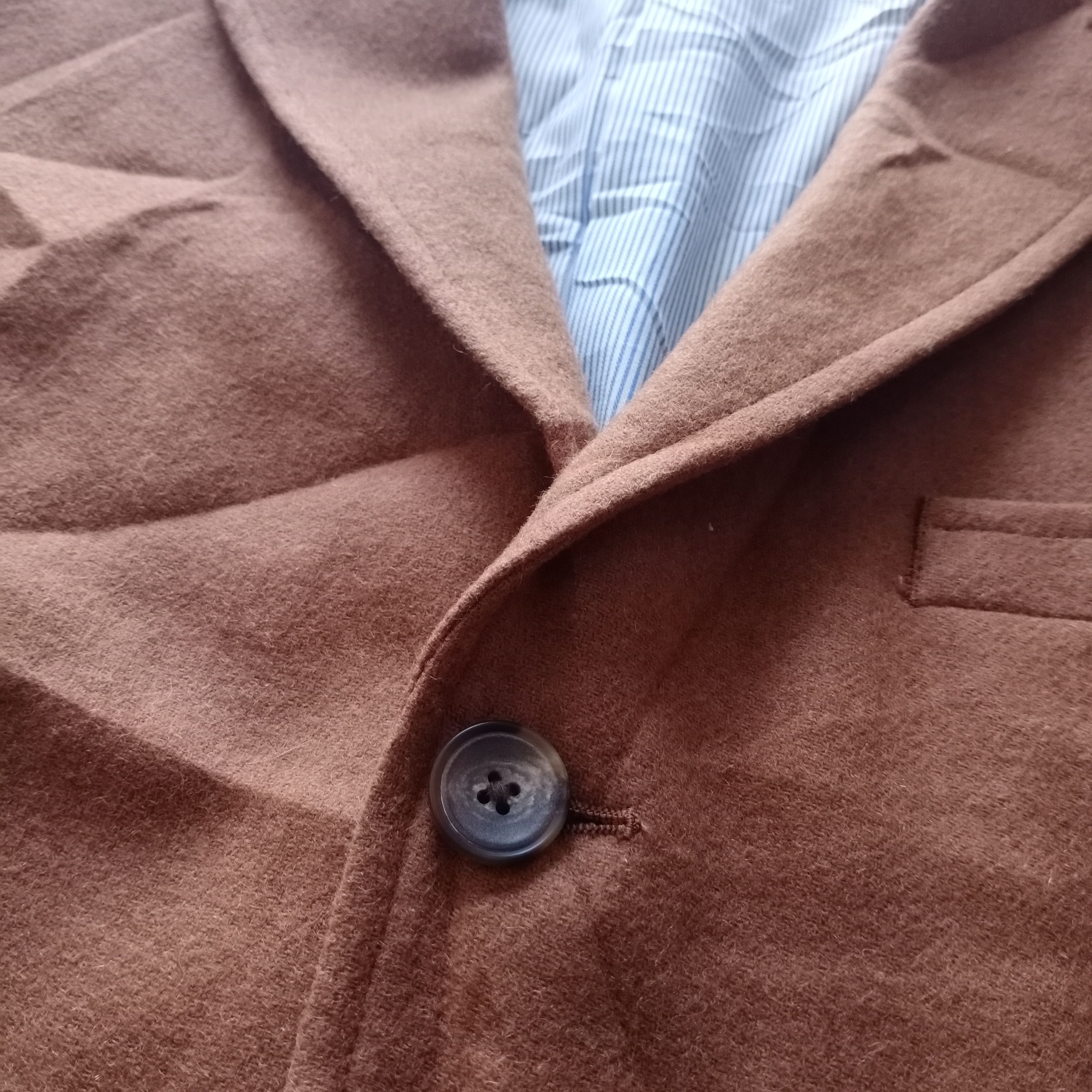 BEAUTY&YOUTH × Japanese Brand × United Arrows United Arrows Beauty & Youth Brown Long Coat Shetland Wool Size US M / EU 48-50 / 2 - 4 Thumbnail