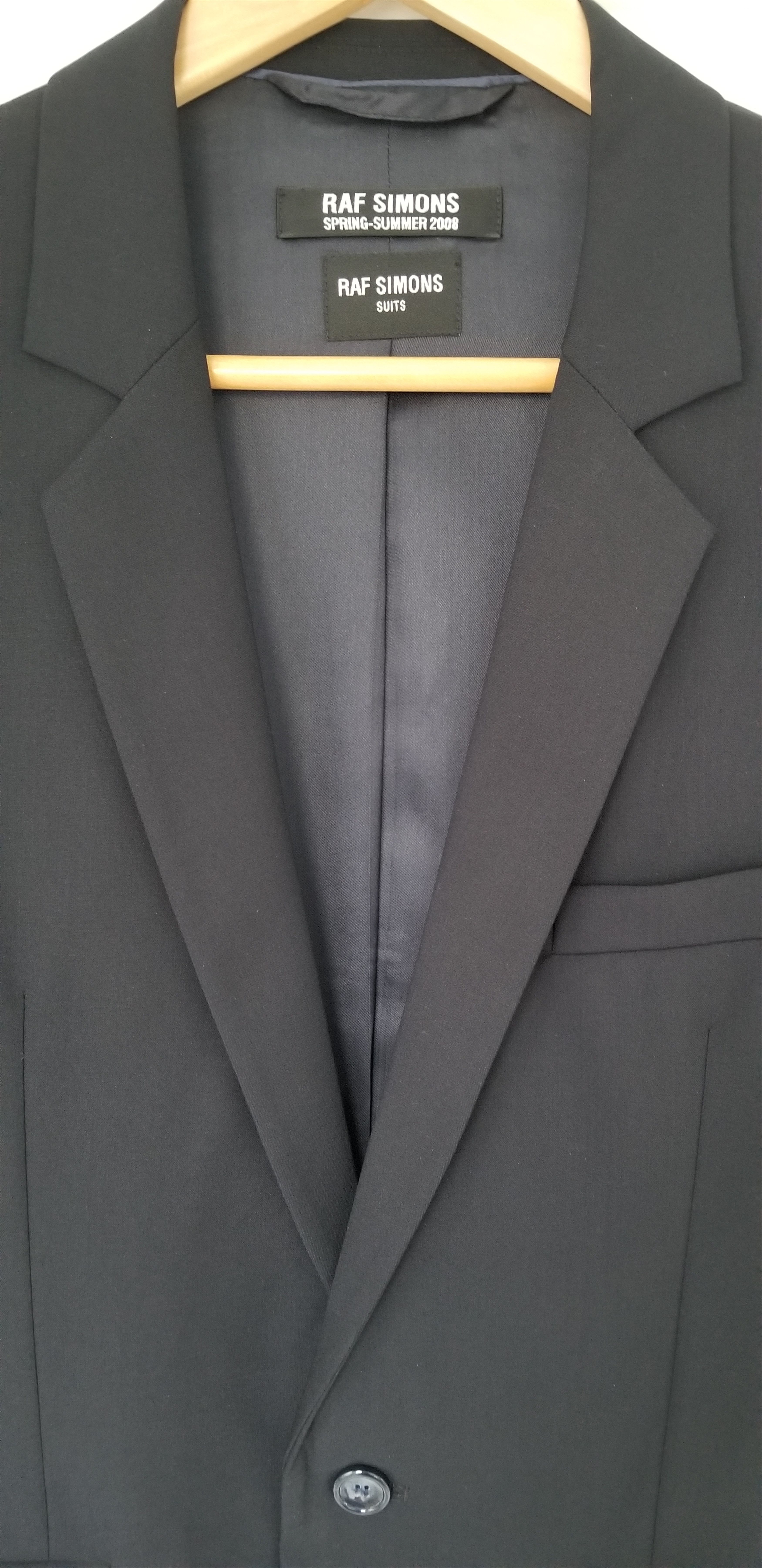 Raf Simons Raf Simons Suit Midnight Navy Blue Wool 1 Button Suit XS 44 Size 34R - 9 Thumbnail