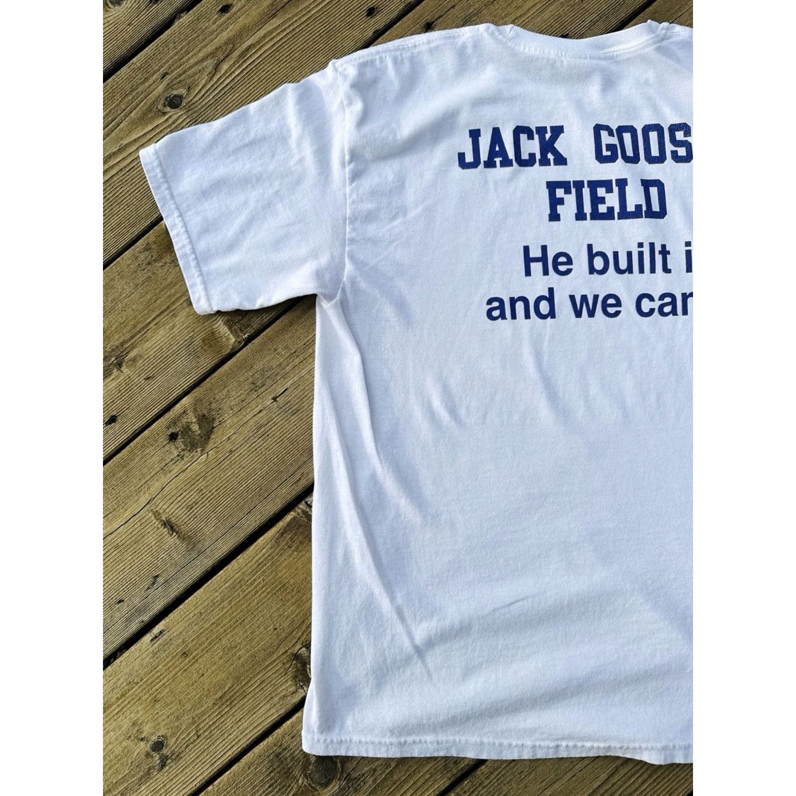 Hanes Hanes Hooker Hornytoads Baseball Shirt White Mens M Logo Short Sleeve Crew Neck 50/50 Sports Funny T-Shirt Size US M / EU 48-50 / 2 - 6 Thumbnail
