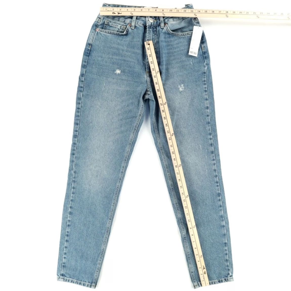 Bdg BDG Mom High Rise Cotton Denim Jeans Pants Blue Women's 27 Size 27" / US 4 / IT 40 - 3 Thumbnail