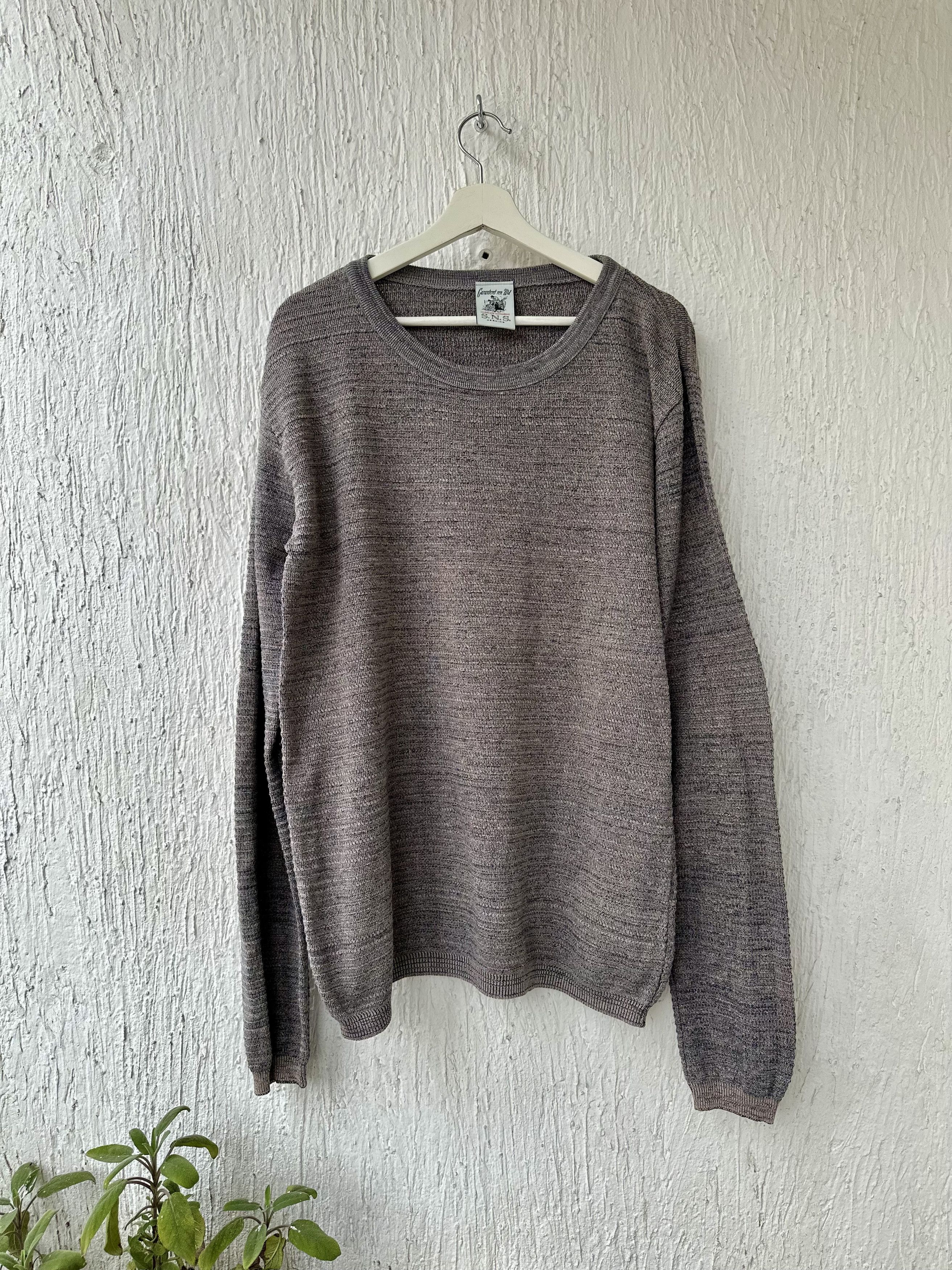 S.N.S. Herning grey crewneck cotton sweater Size US XL / EU 56 / 4 - 1 Thumbnail