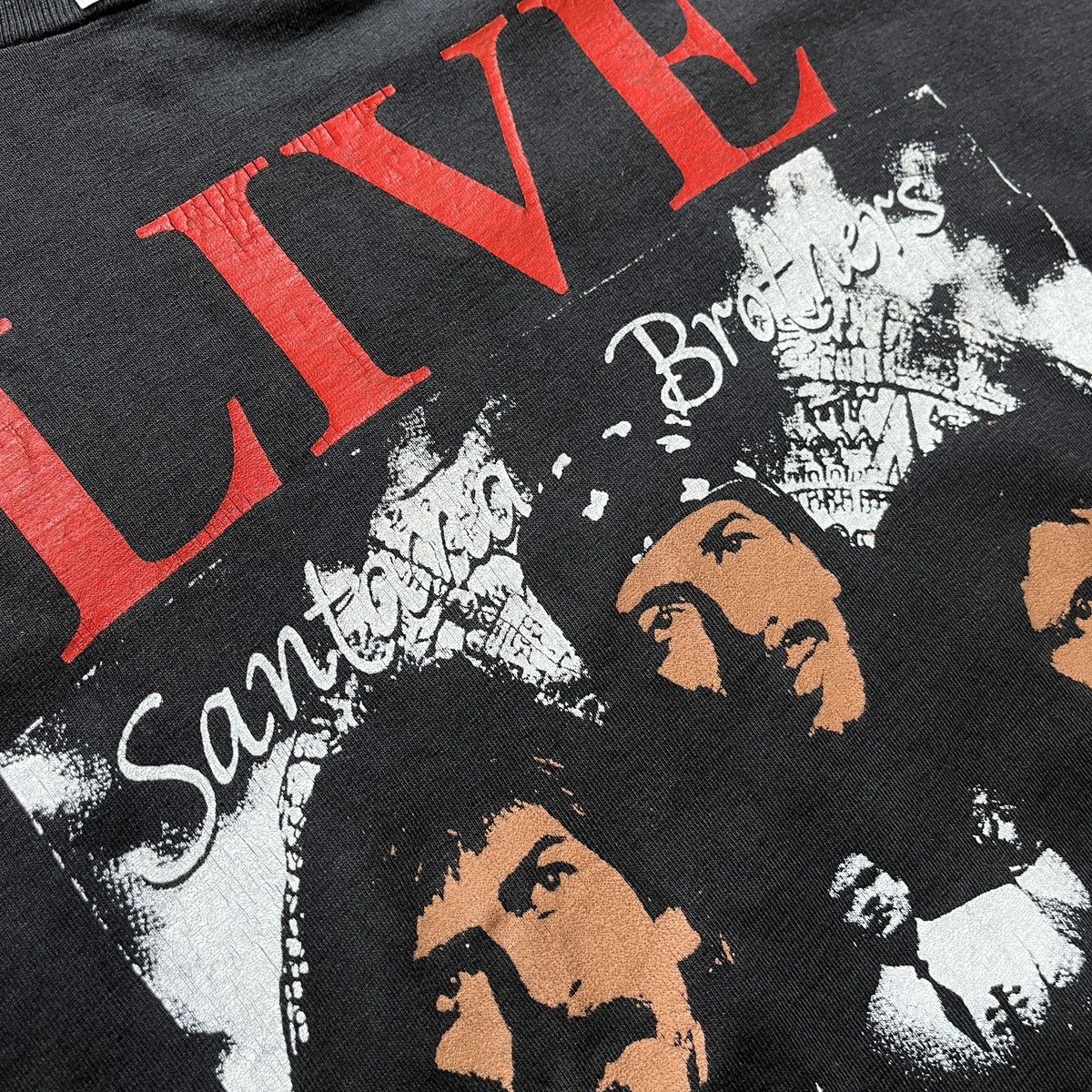 Band Tees × Vintage Rock Santana Brothers In Concert Tour 95 TShirt Size US L / EU 52-54 / 3 - 20 Thumbnail