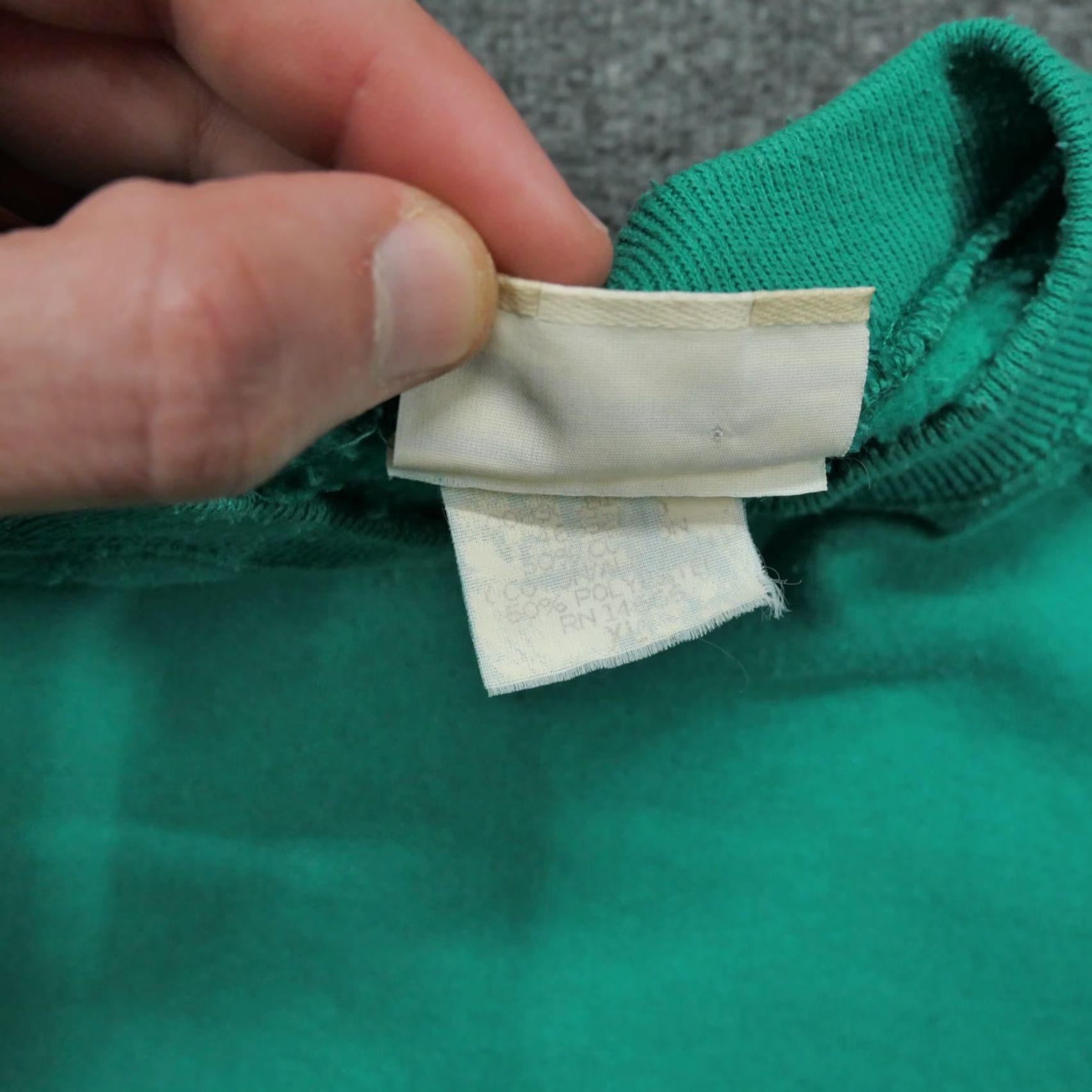 Lee VINTAGE Lee Riders Sweatshirt Womens XL Green Pullover Raglan 90s Crew Neck Cotton Blend Fleece Pullover Casual 90s Womens XL Green Lee Size XL / US 12-14 / IT 48-50 - 4 Thumbnail