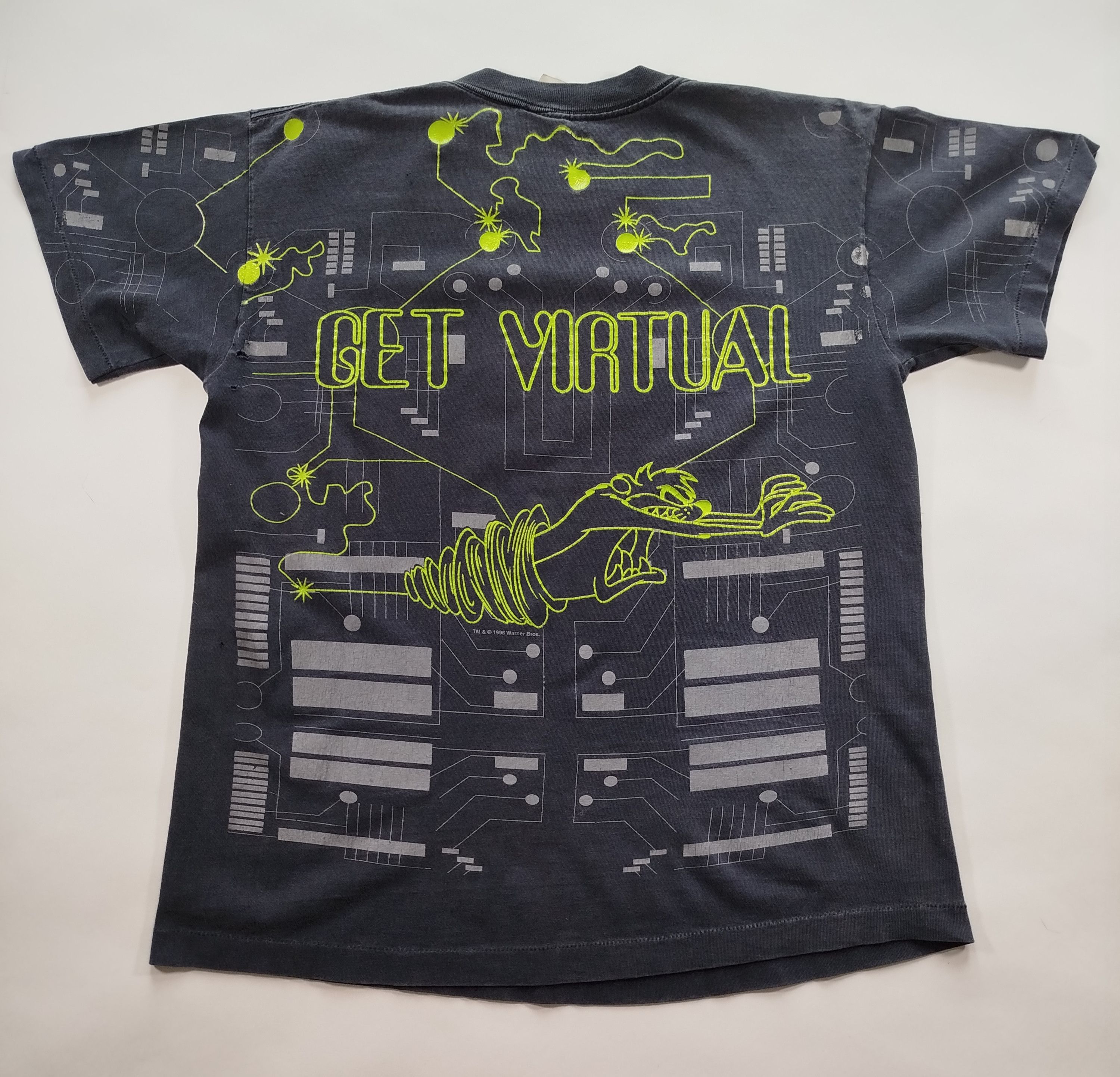 Vintage × Warner Bros Taz virtual shirt vintage AOP Size US S / EU 44-46 / 1 - 10 Thumbnail