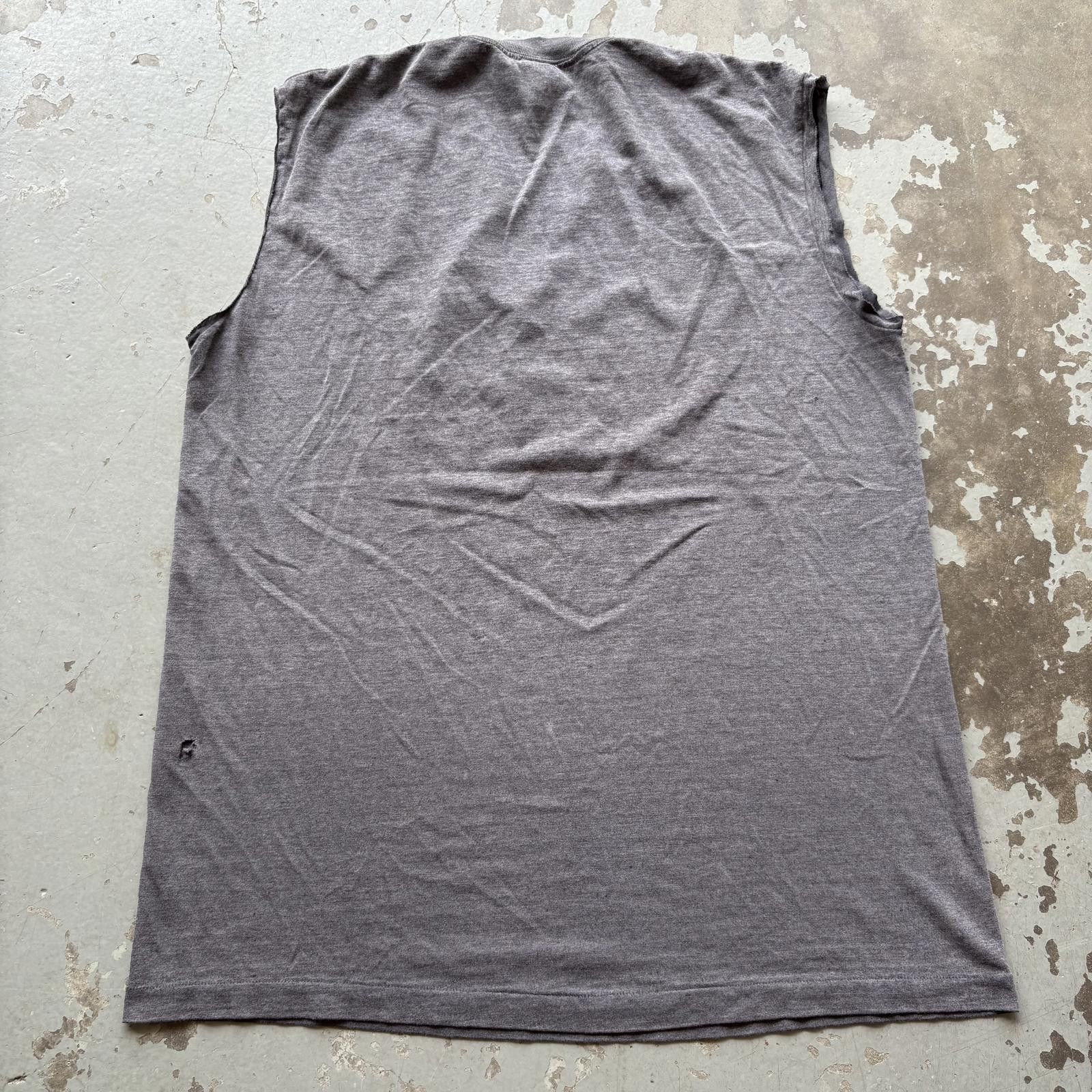 Nike × Vintage Vintage Distressed Faded 80s Nike Blue Tag Sports Tank Top Size US XL / EU 56 / 4 - 5 Thumbnail