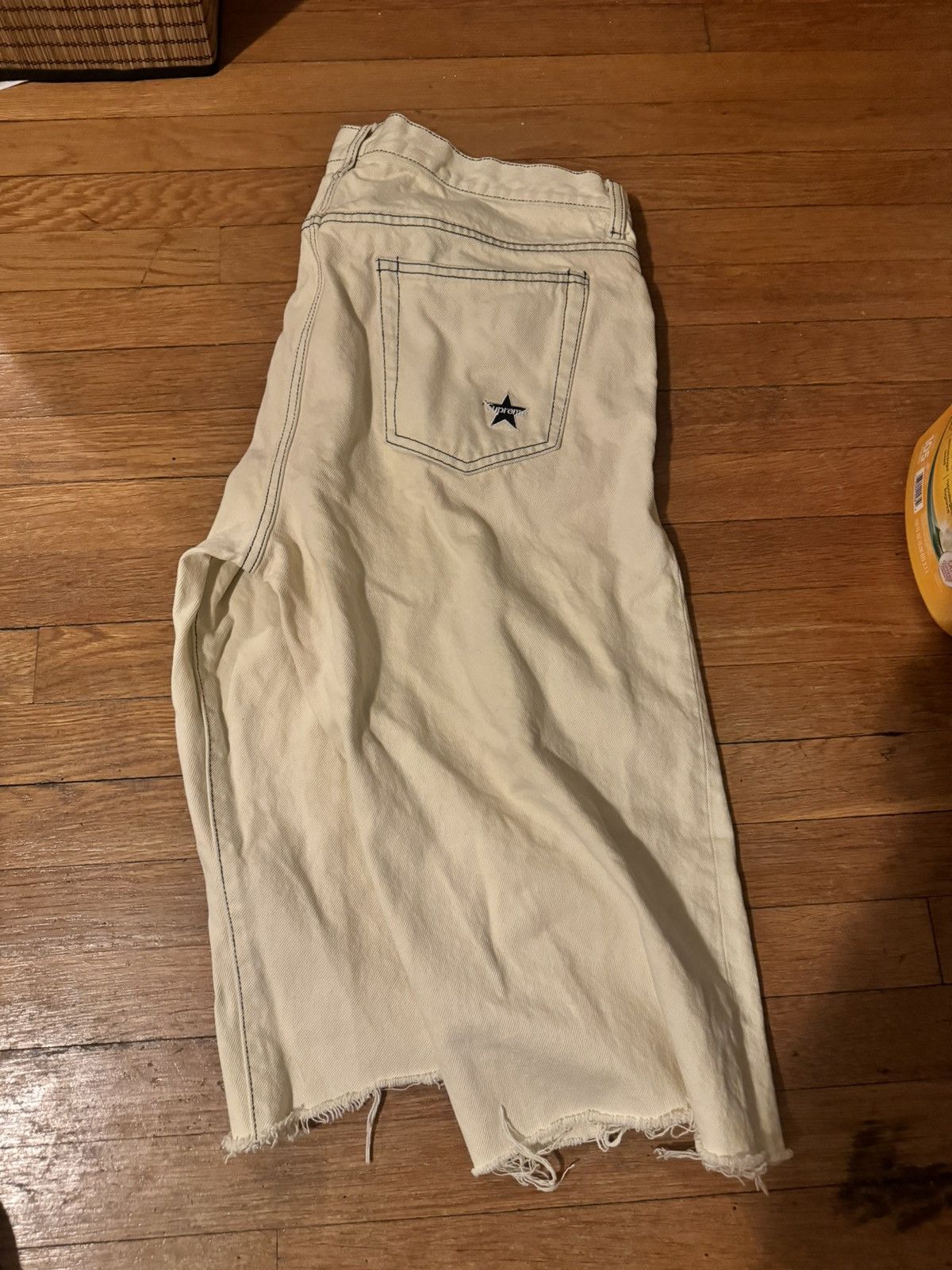Supreme Supreme Regular Jeans Off White Size US 36 / EU 52 - 4 Thumbnail