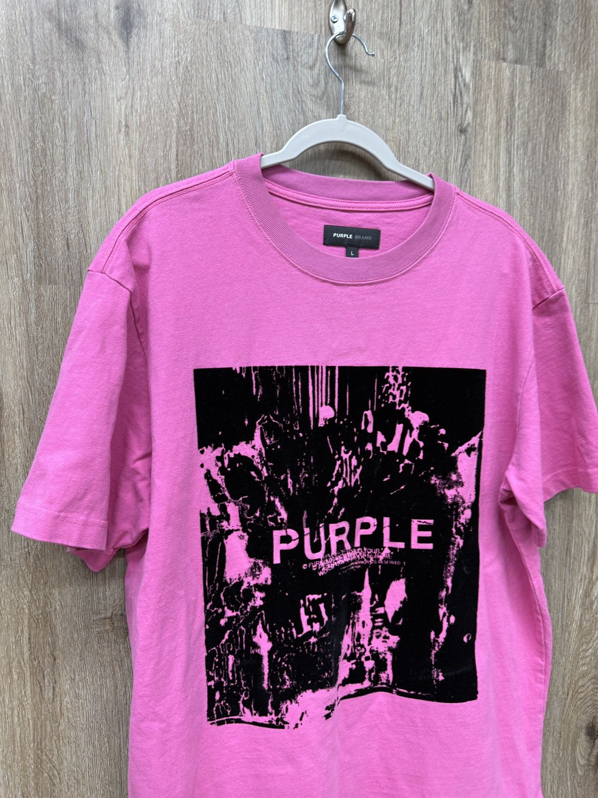 Purple Purple Pink Short Sleeve Size US L / EU 52-54 / 3 - 3 Thumbnail
