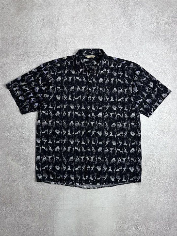 Vintage Vintage 90s Pornstar Alloverprint Hook-up Style Boxy Shirt L Size US L / EU 52-54 / 3 - 1 Thumbnail