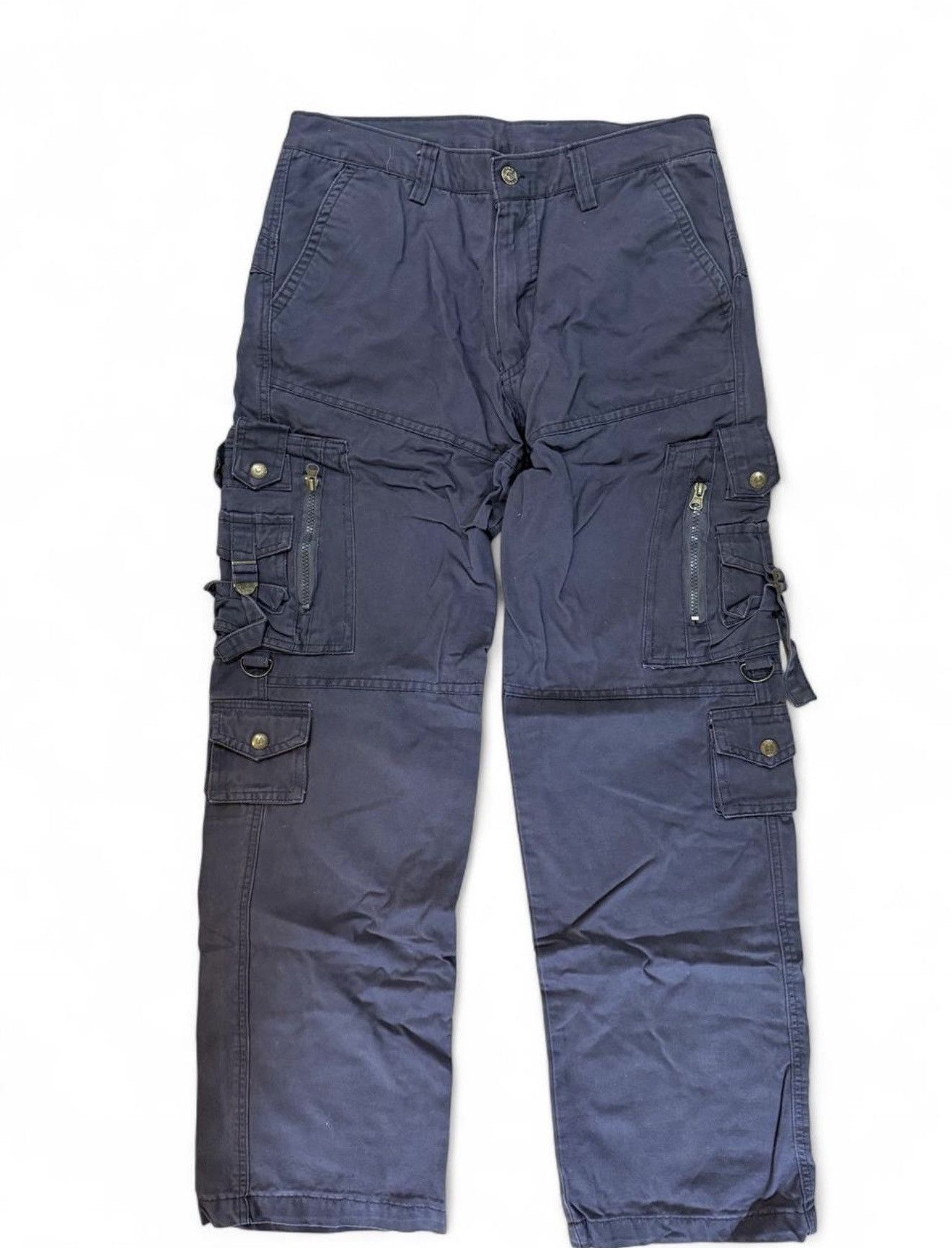 Japanese Brand × Vintage Vintage Multi Pocket Cargos Size US 33 - 1 Thumbnail