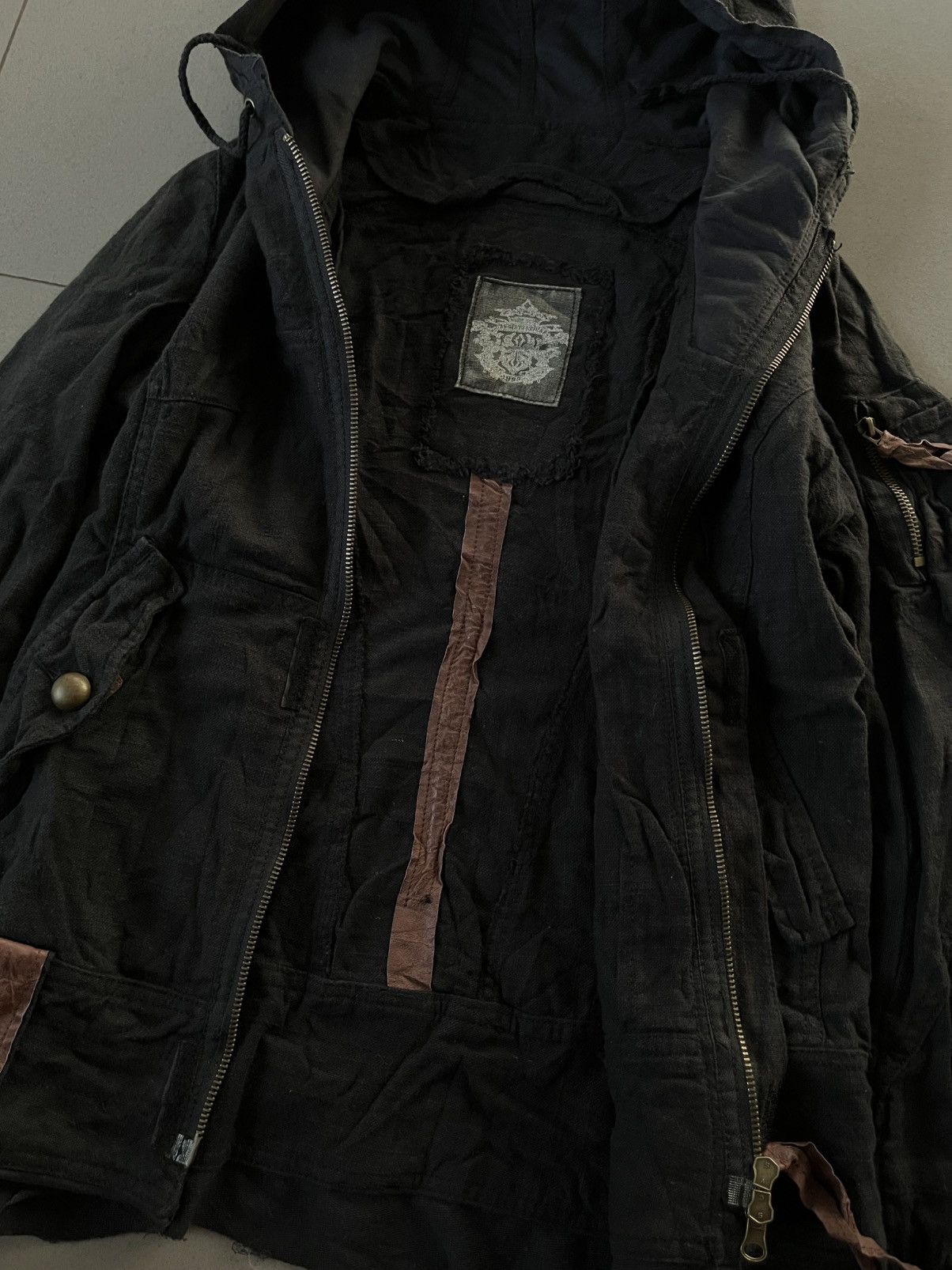 14th Addiction JAPANESE BRAND BONO LEATHER GOTHIC PUNK BONDAGE GOA STYLE Size US S / EU 44-46 / 1 - 9 Thumbnail