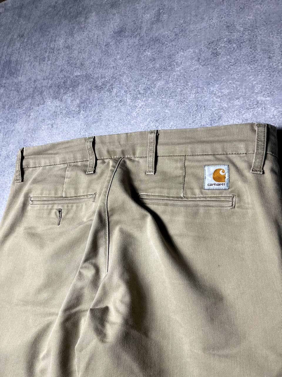 Carhartt × Carhartt Wip Carhartt wip Sid pant Beige Rare Work Size US 32 / EU 48 - 3 Thumbnail
