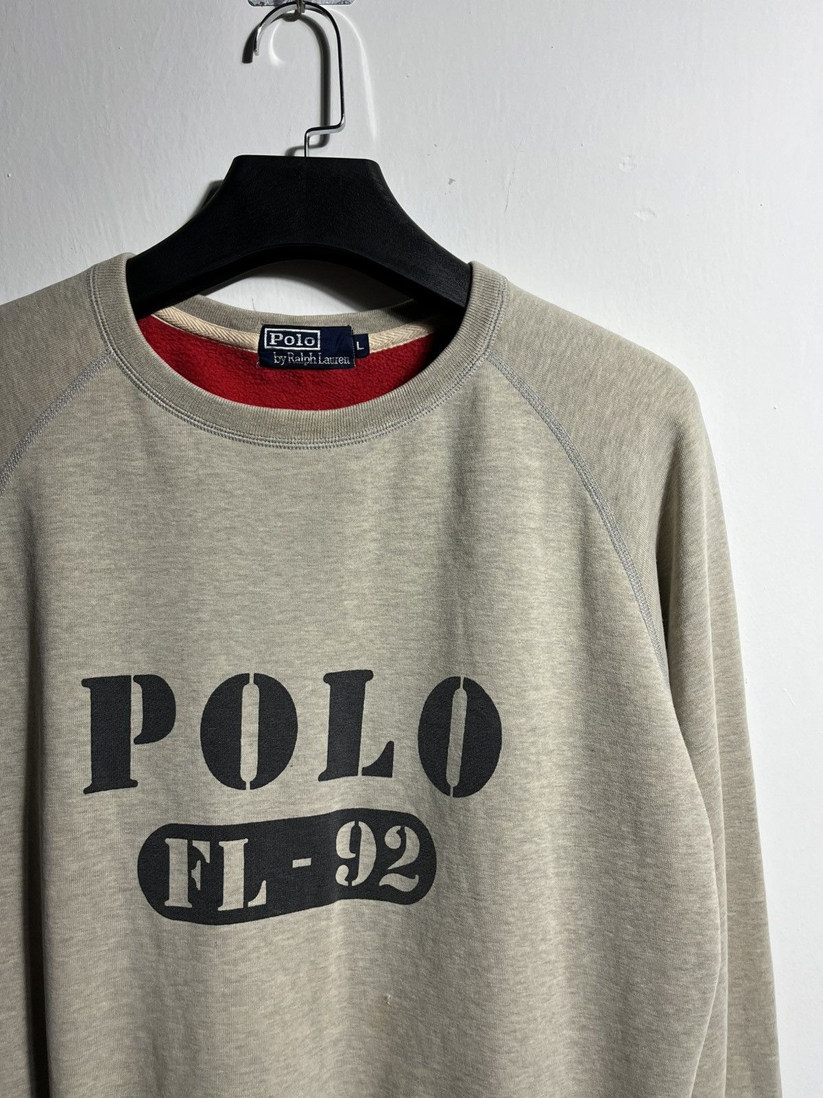Polo Ralph Lauren OG Vintage 90s Polo Ralph Lauren Spellout Hoodie Size US L / EU 52-54 / 3 - 3 Thumbnail