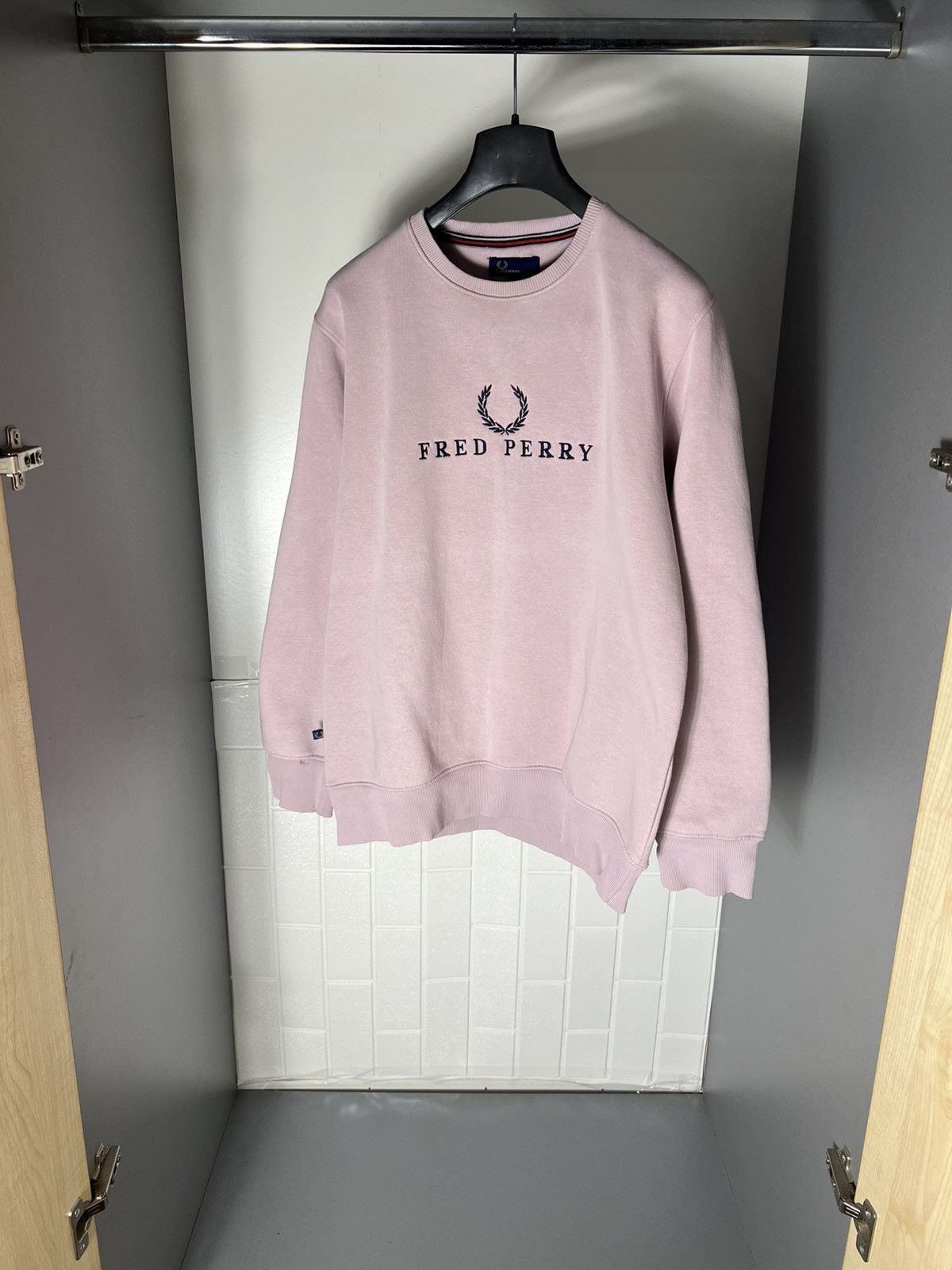 Fred Perry × Vintage VERY RARE FRED PERRY BIG LOGO SWEATSHIRT DESIGNER CASUAL Y2K Size US XL / EU 56 / 4 - 4 Thumbnail
