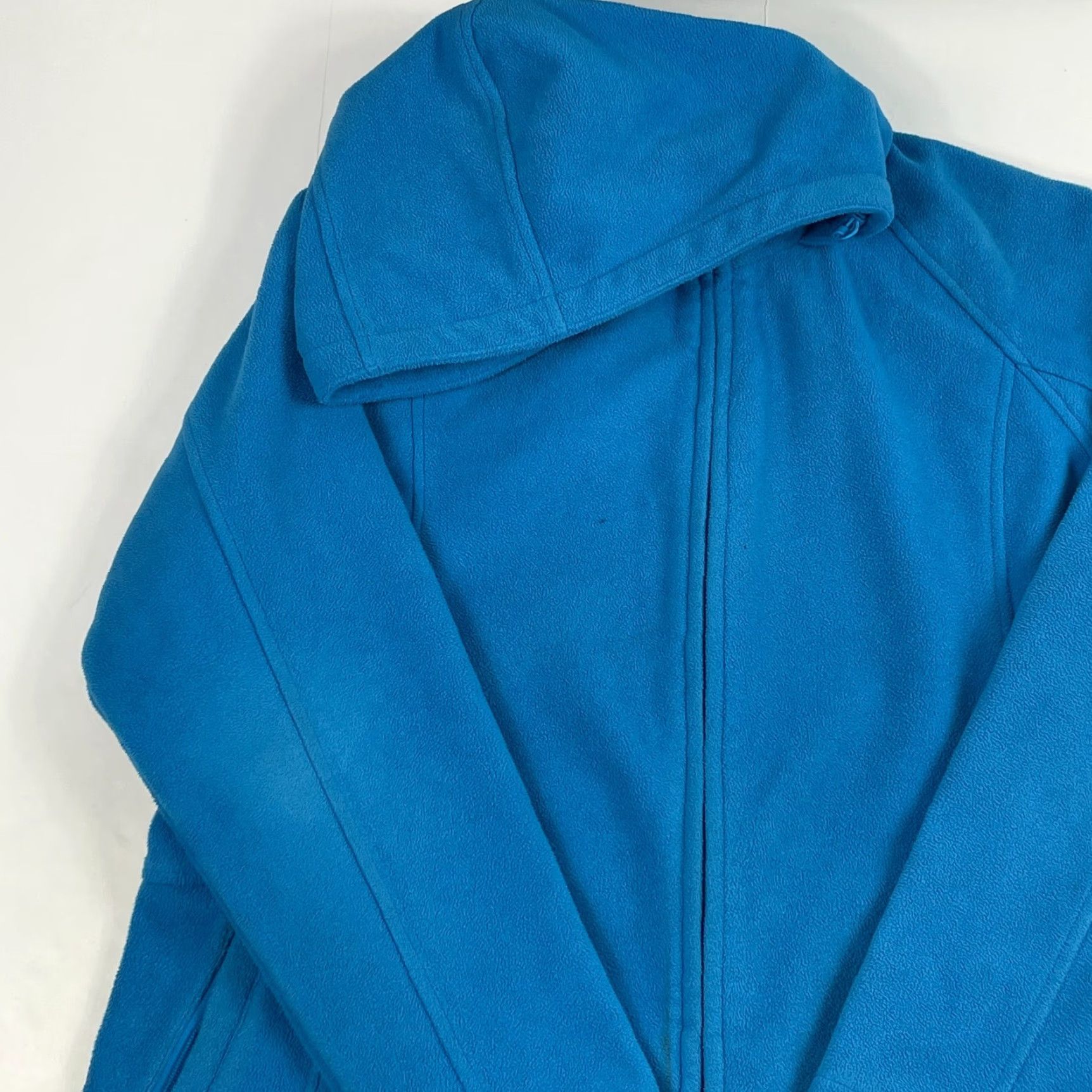 Vintage Duluth Jacket Womens Large Blue Shoreline Windproof Fleece Hooded Skiing Camping Size L / US 10 / IT 46 - 2 Thumbnail
