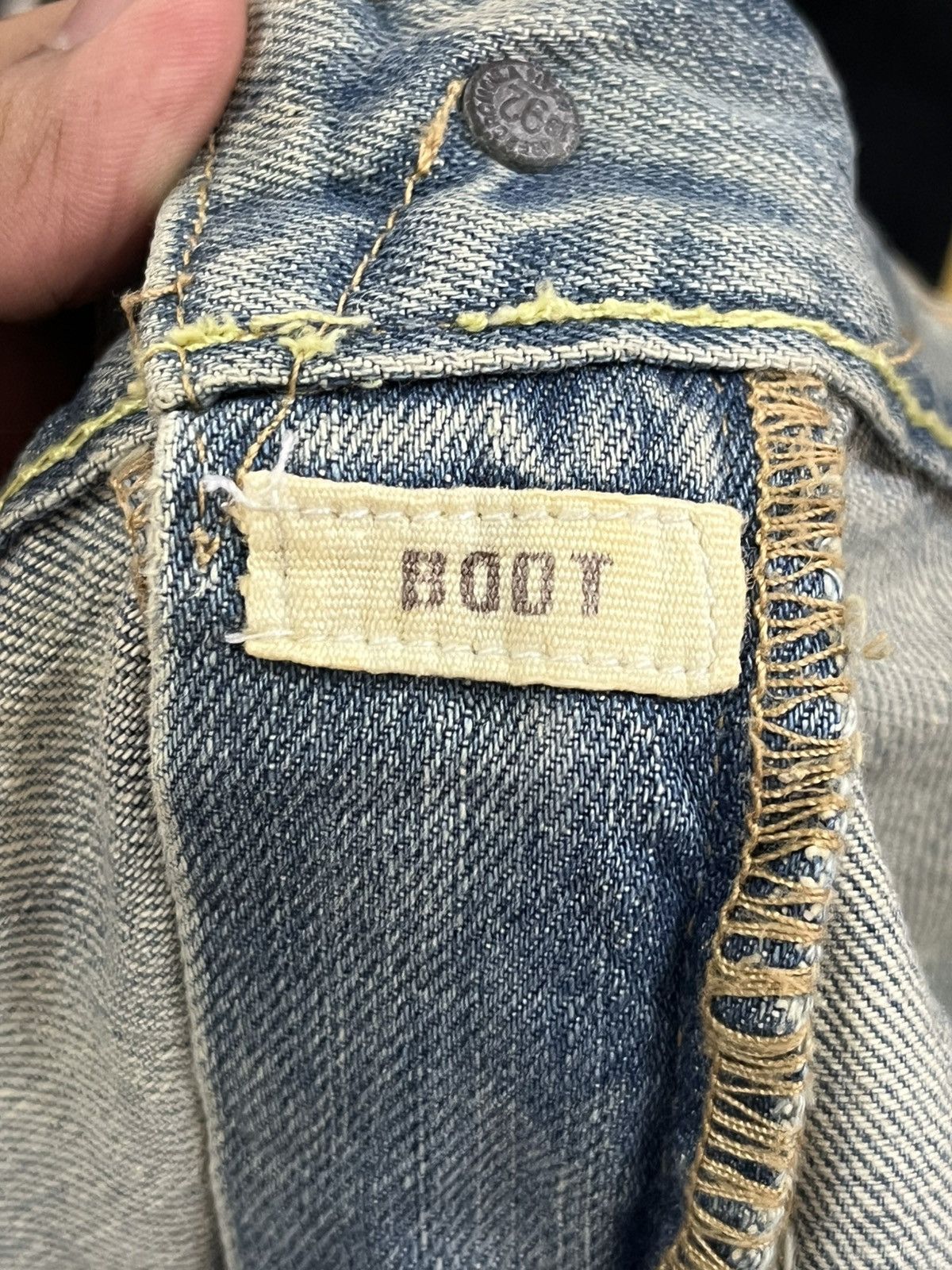 Abercrombie & Fitch × If Six Was Nine Vintage Abercrombie&Fitch Baggy Faded Grunge Distress Denim Size US 35 - 11 Thumbnail