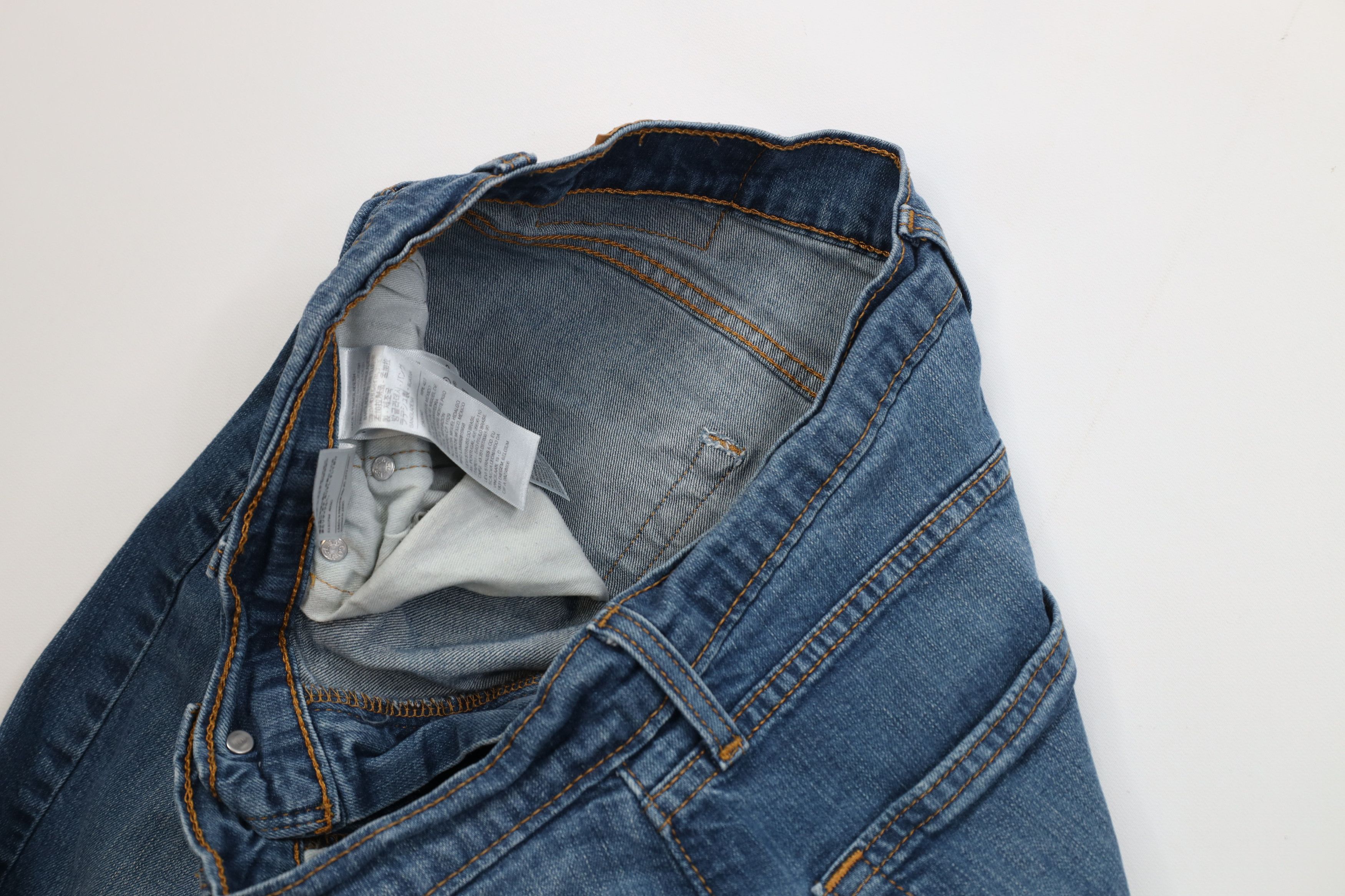 Levi's Vintage Y2K Levis 505 Regular Straight Leg Jeans Blue Size US 32 / EU 48 - 8 Thumbnail
