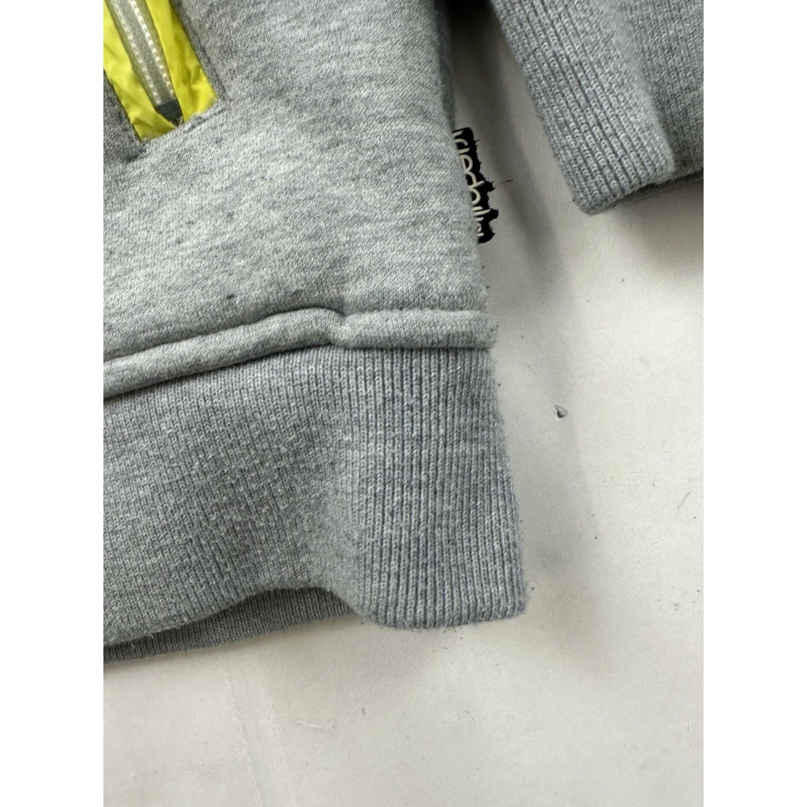 Vintage Iriedaily Hoodie Sweatshirt Mens Large Gray Yellow Hooded Full Zip Jumper Size US L / EU 52-54 / 3 - 3 Thumbnail
