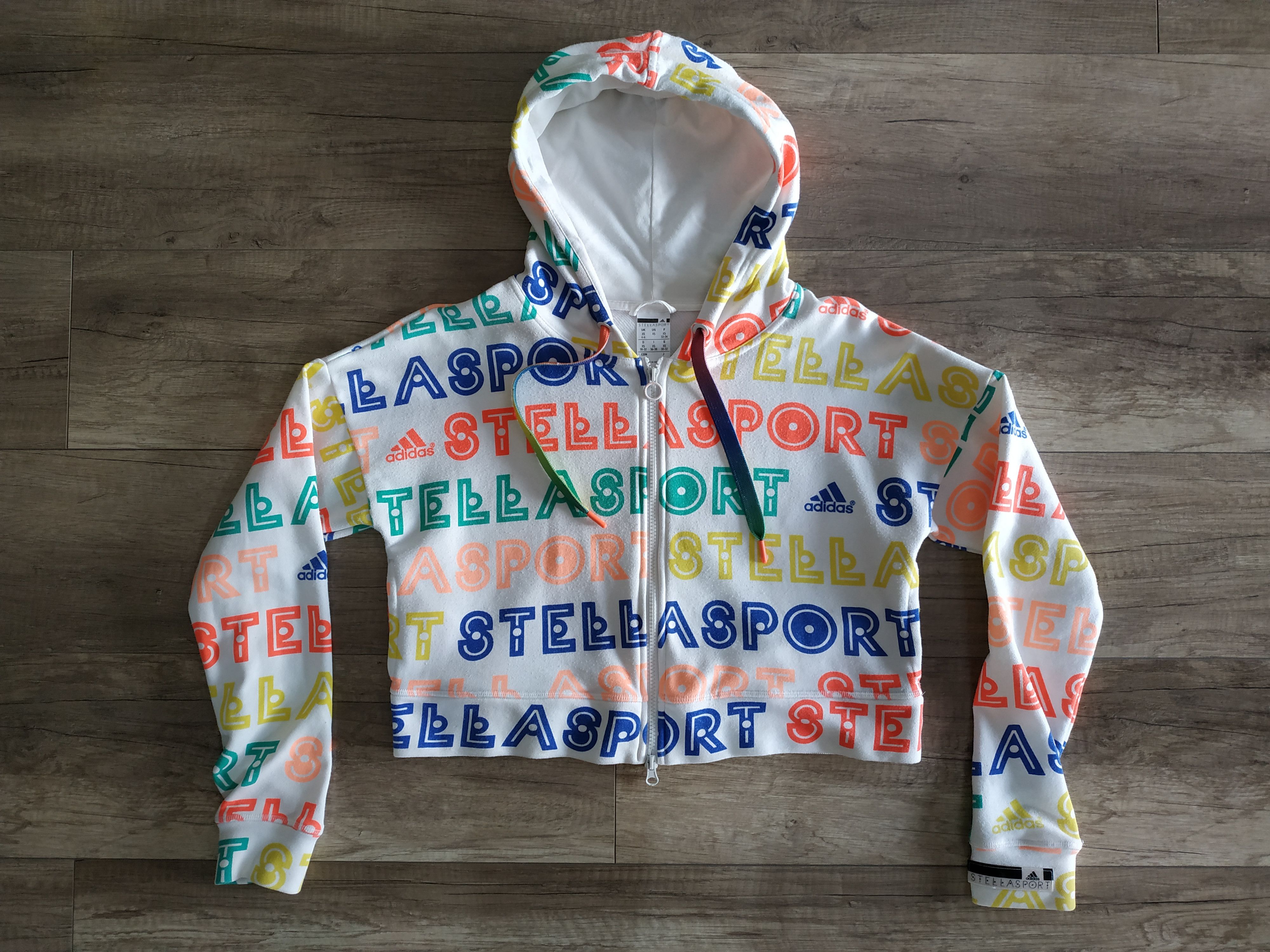 Adidas x Stella McCartney Women's Full Zip Hoodie, XS