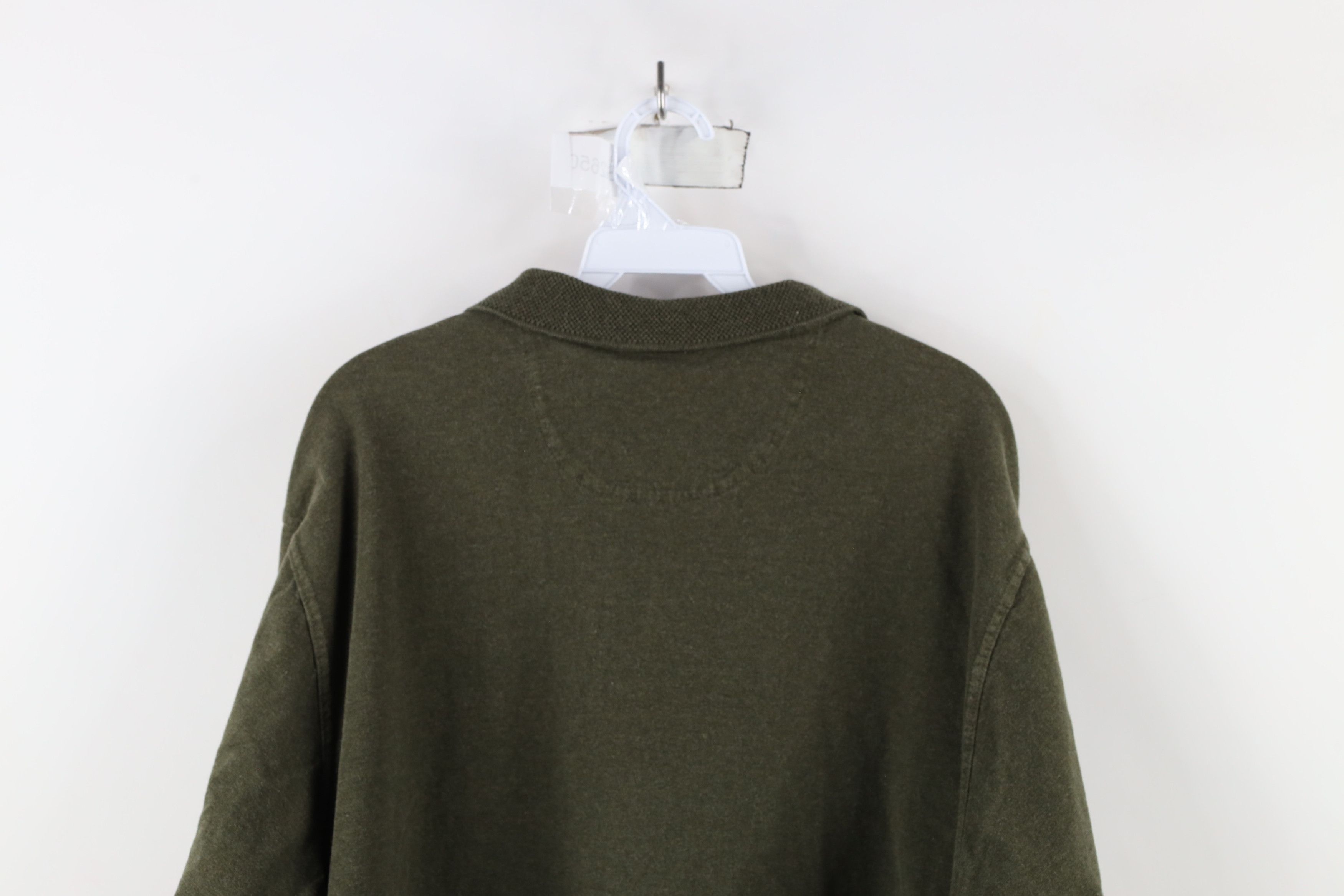 Vintage Vintage 90s Streetwear Heavyweight Long Sleeve Rugby Polo Size US XL / EU 56 / 4 - 10 Thumbnail