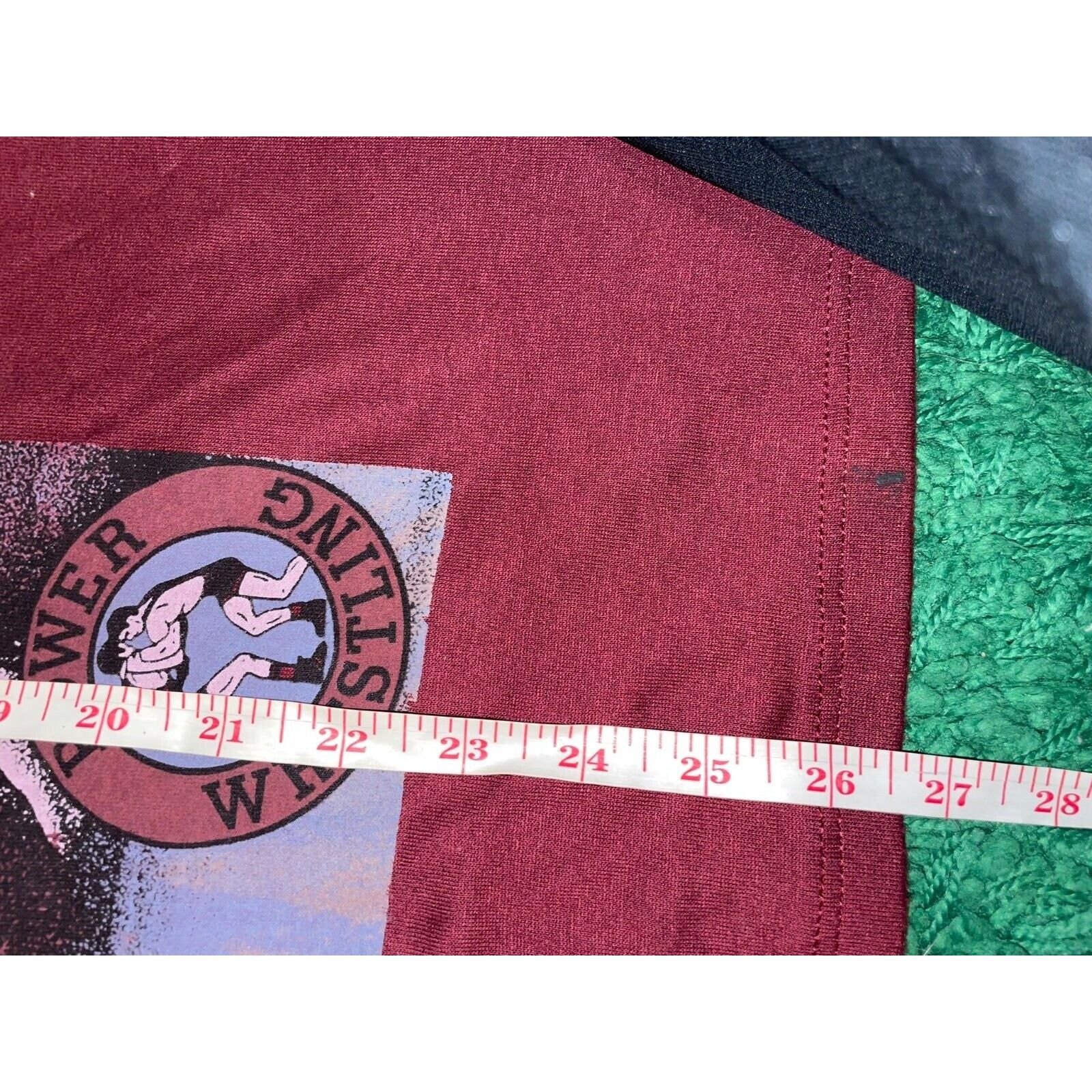 Jerzees Vintage Power Wrestling Shirt Jerzees Takedown Red Tee 90s S Size US S / EU 44-46 / 1 - 15 Thumbnail