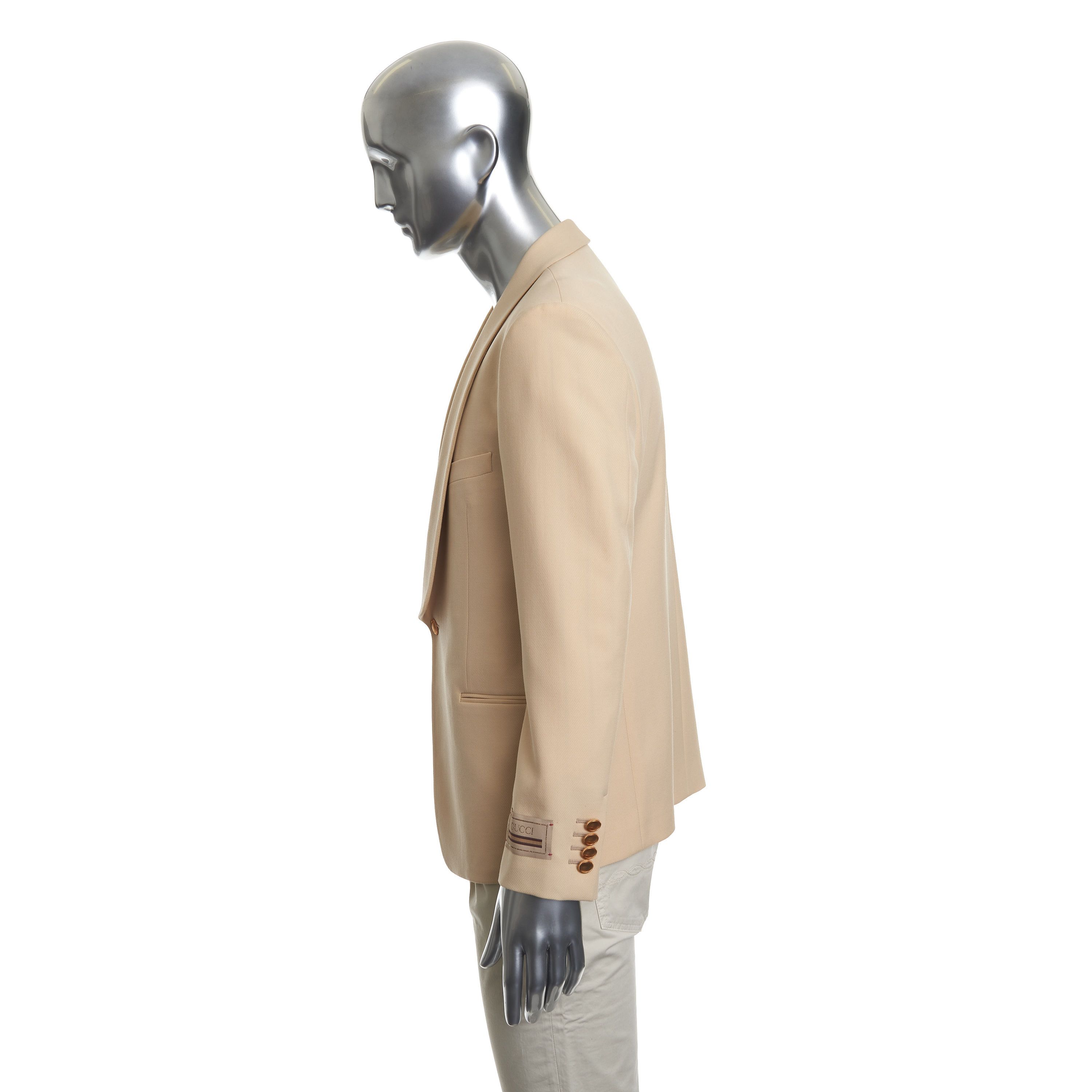 Gucci Single Breasted Jacket With Shawl Collar Size 38R - 5 Thumbnail
