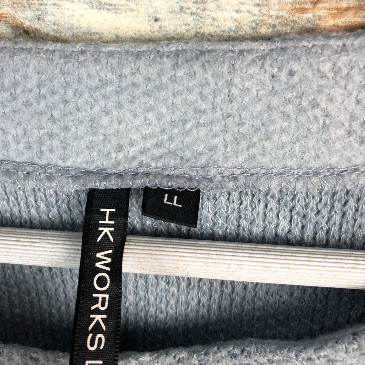 Homespun Knitwear HK Works London Blue Knitwear #A1673 Size XL / US 12-14 / IT 48-50 - 11 Thumbnail