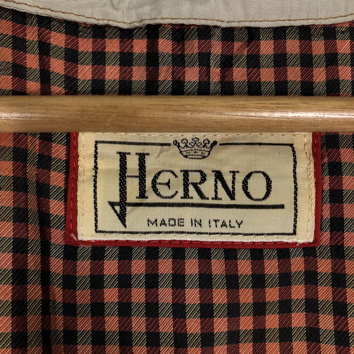 Herno 🔥Vintage Long Fly Coats Jacket Herno Italy Tartan Lining Size US M / EU 48-50 / 2 - 15 Thumbnail