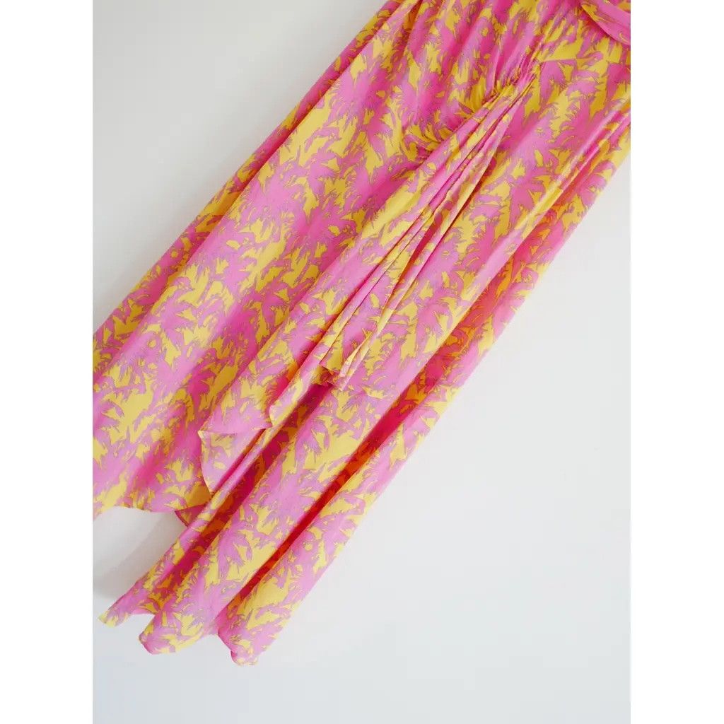 Diane von Furstenberg Diane Von Furstenberg Irene Palm Print Dress Size S / US 4 / IT 40 - 4 Thumbnail