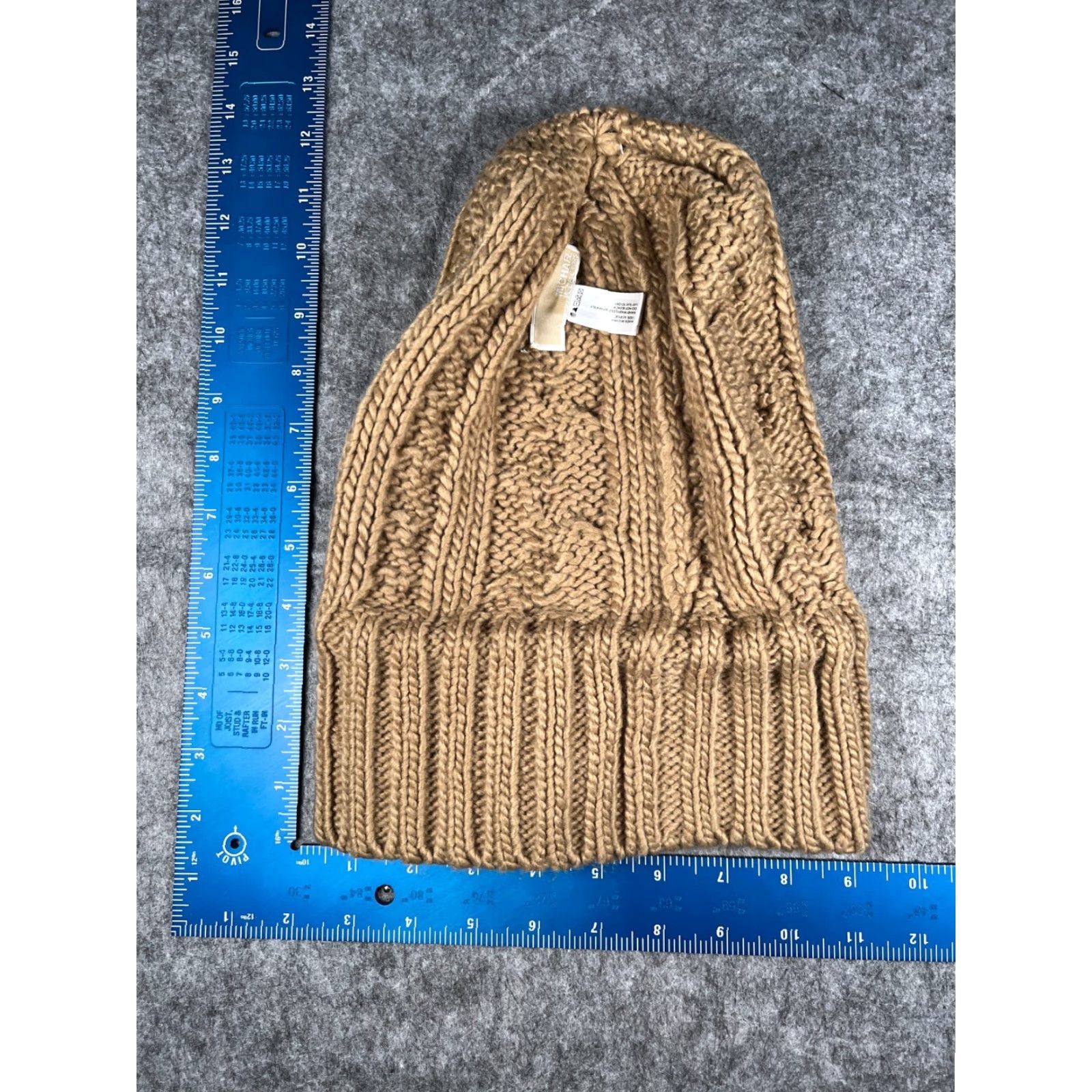 Michael Kors Michael Kors Beanie Toque Womens One Size Beige Cable Knit 100% Acrylic Size ONE SIZE - 6 Thumbnail