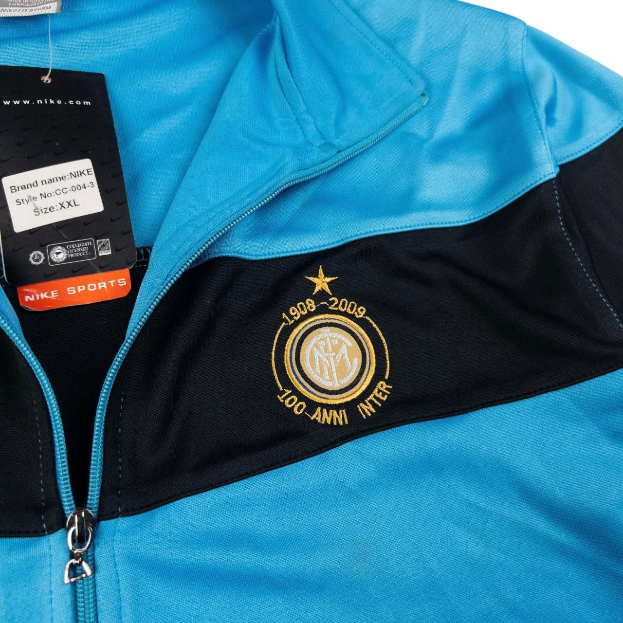 Nike Vintage Nike Storm-Fit 100 Anni Inter Jacket Size M Size US M / EU 48-50 / 2 - 6 Thumbnail