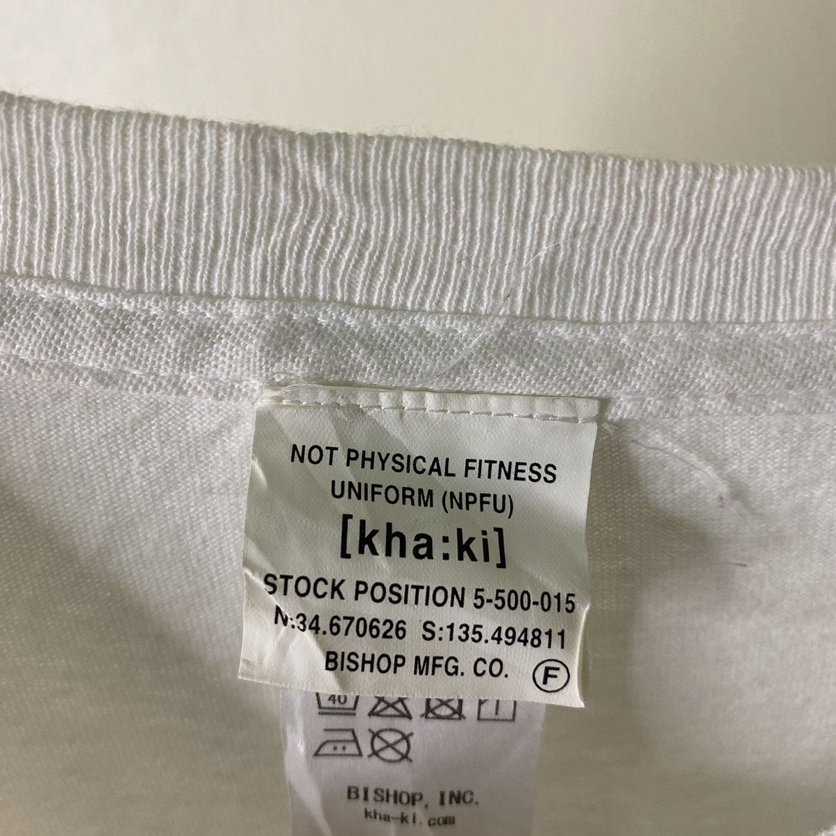 Japanese Brand kha:ki Khaki by Bishop MFG Co Oversized Tee Size S / US 4 / IT 40 - 3 Thumbnail