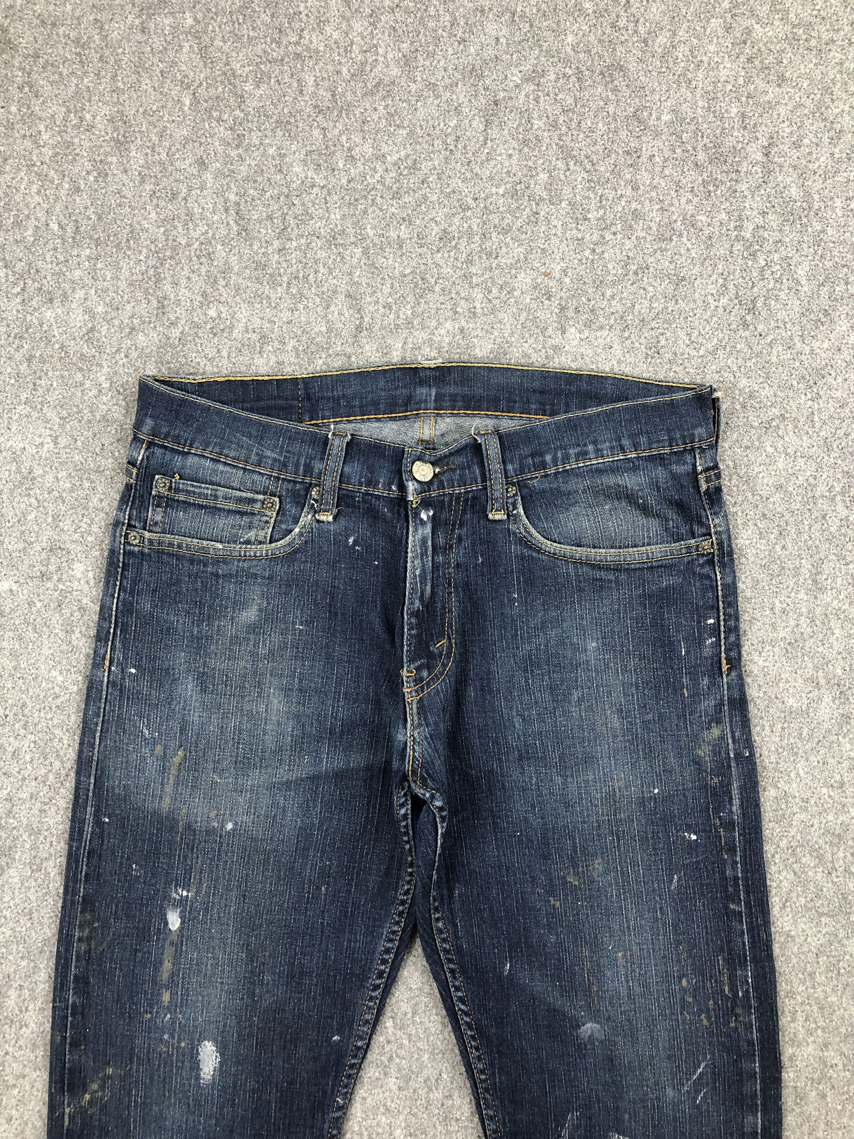 Levi's Vintage Levis 514 Paint Splatter Blue Jeans DP2431 Size US 30 / EU 46 - 2 Thumbnail