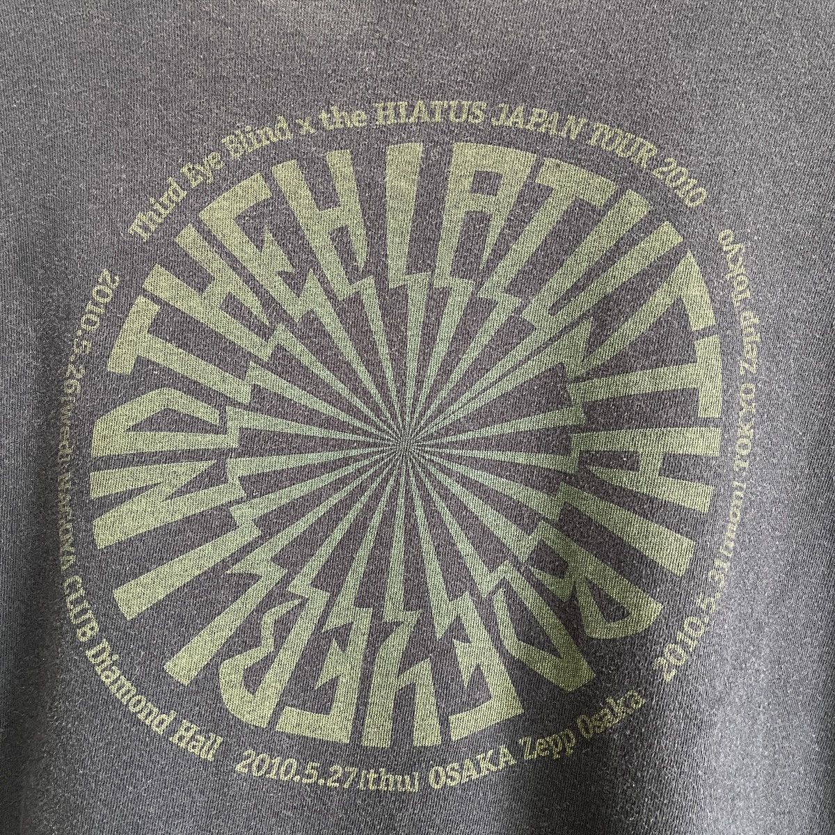 Band Tees Third Eye Blind X The Hiatus World Tour Japan 2010 Size US M / EU 48-50 / 2 - 14 Thumbnail