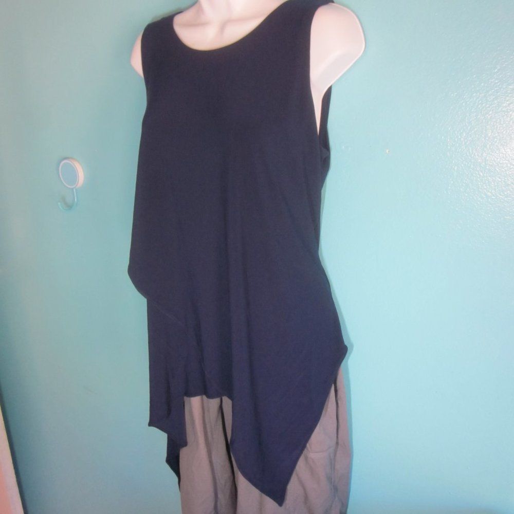 Joseph & Lyman Frank Lyman Womens Blue Angled Tunic Size 6 Size S / US 4 / IT 40 - 4 Thumbnail