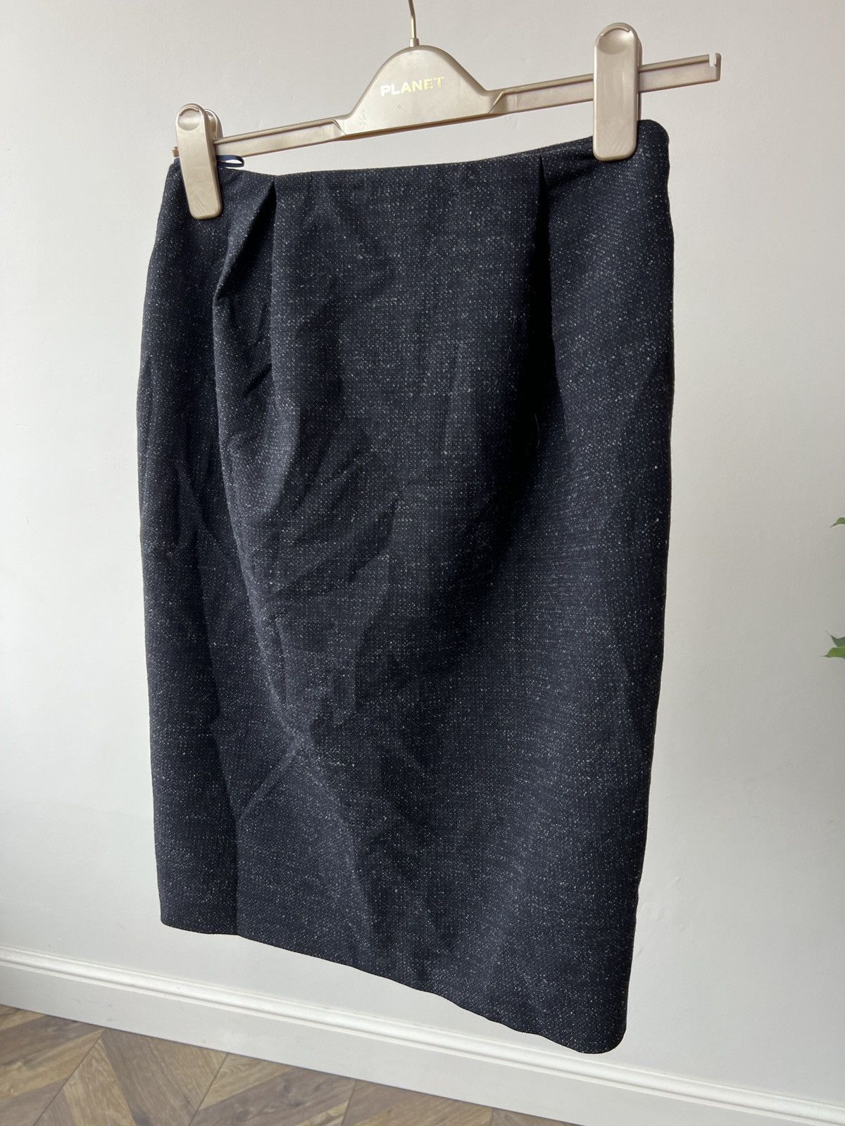 Jil Sander Vintage Jil Sander Wool Pencil Skirt Size 24" / US 00 / IT 34 - 3 Thumbnail