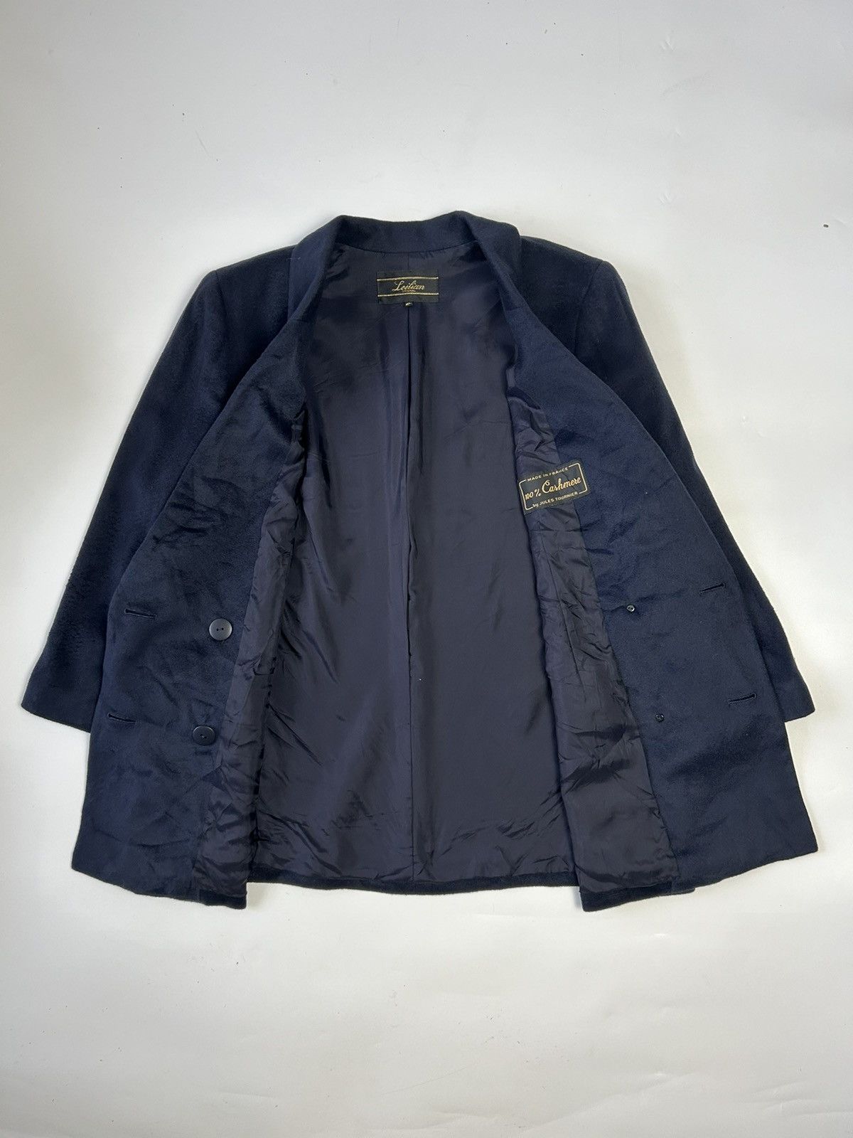 Designer 100% CASHMERE BY JULES TOURNIER MADE IN FRANCE WOOL BLAZER Size ONE SIZE - 3 Thumbnail