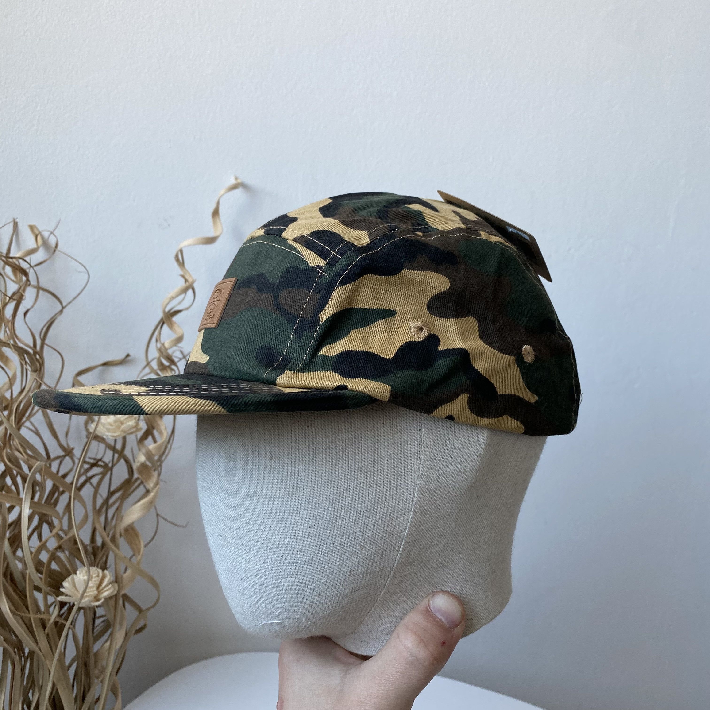 Dickies 🛹 Carhartt style 5 Panel Cap Camouflage Snapback Pull Bear Size ONE SIZE - 2 Thumbnail
