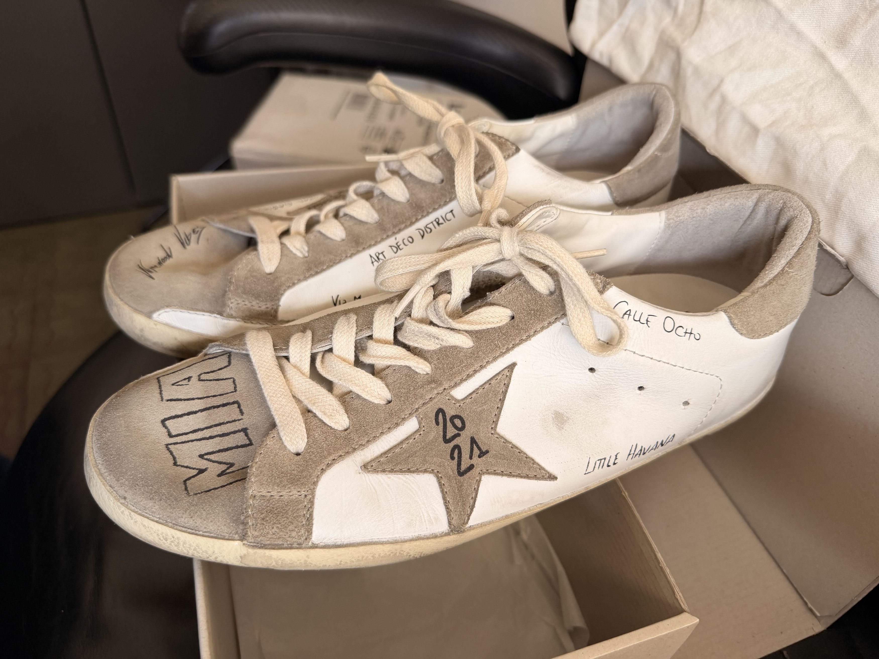 Golden Goose GOLDEN GOOSE SUPER STAR MIAMI JOURNEY Limited Edition Size US 10 / EU 43 - 2 Thumbnail