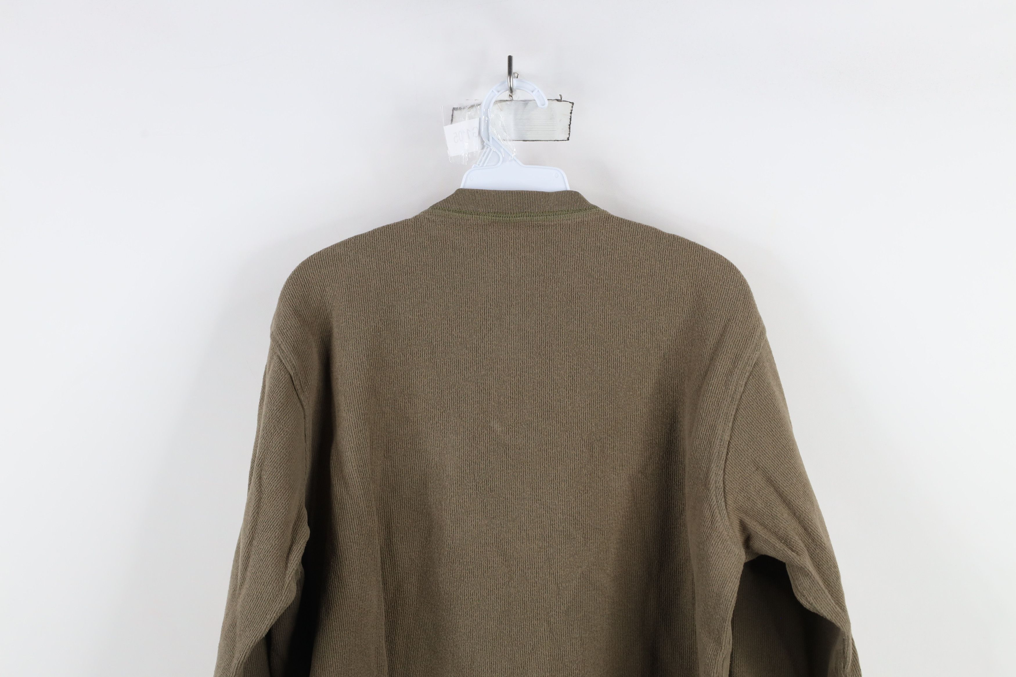 Vintage Vintage 90s Streetwear Knit Long Sleeve Henley T-Shirt Size US S / EU 44-46 / 1 - 9 Thumbnail