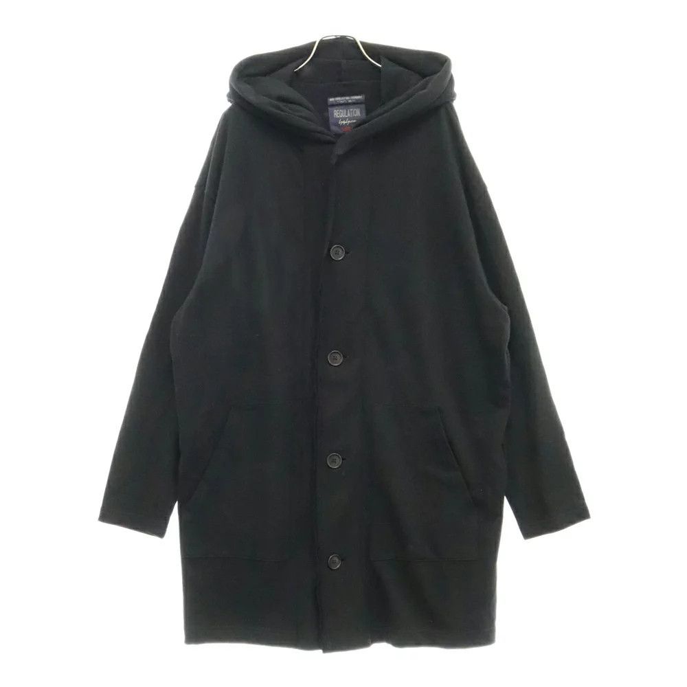 Yohji Yamamoto REGULATION Yohji Yamamoto MEN FLEECE HOOD COAT Size US M / EU 48-50 / 2 - 1 Thumbnail