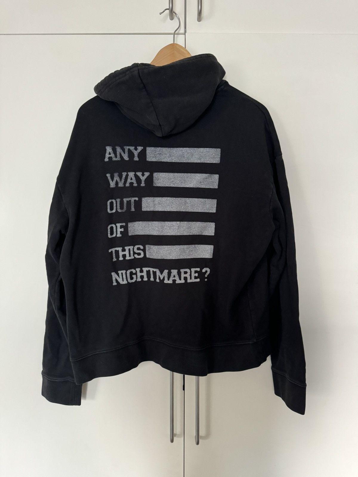 image of Raf Simons Hoodie in Black, Men's (Size Small)