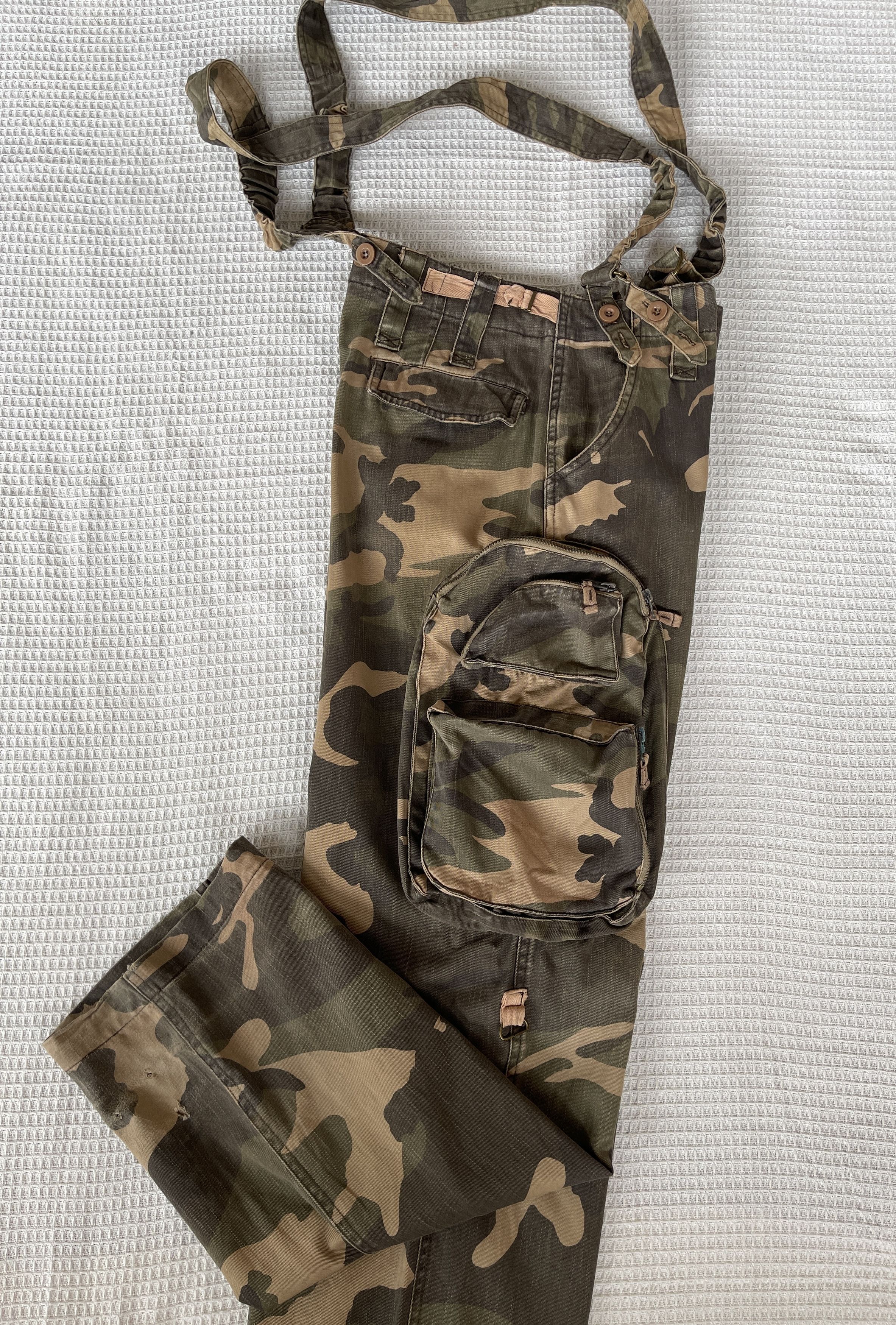 GOA Vintage’90s🔥GOA🔥Camo Bondage Cargo Pants Size US 30 / EU 46 - 5 Thumbnail