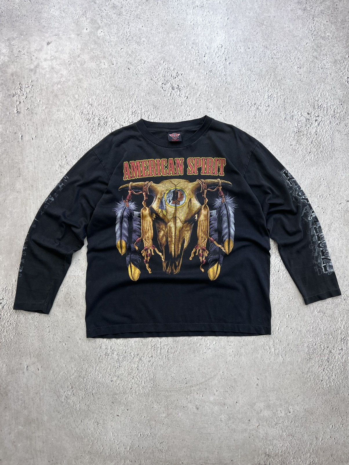Harley Davidson × Vintage × West Coast Choppers 2000's Sun faded West Coast Choppers Long Beach Longsleeve Size US L / EU 52-54 / 3 - 1 Thumbnail