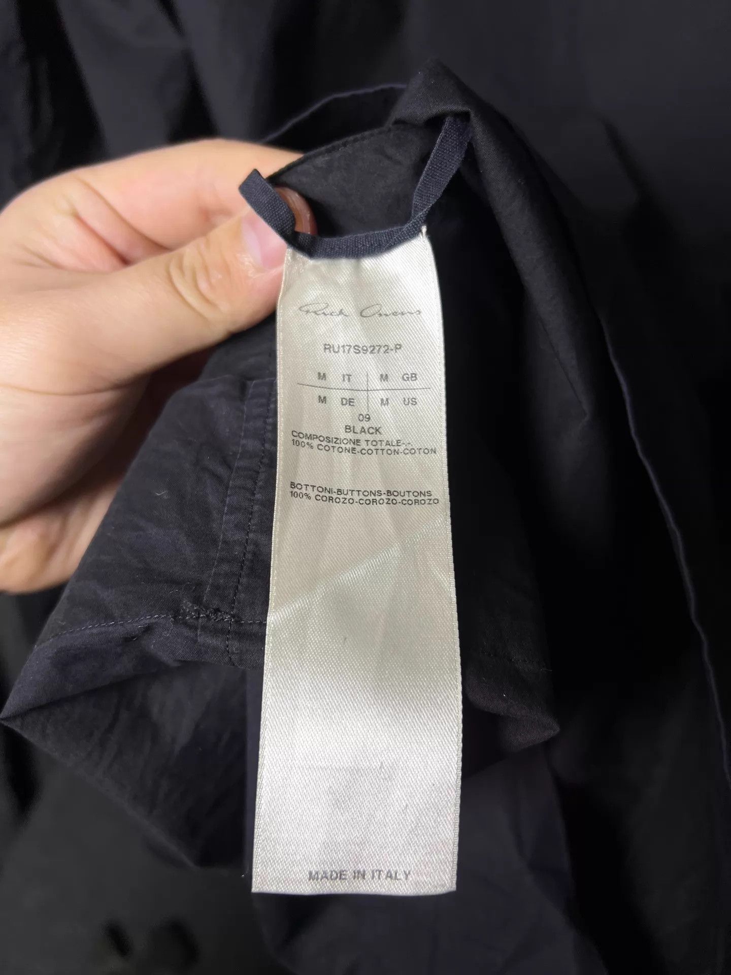Rick Owens Rick Owens 17ss crew button LS base M Size US M / EU 48-50 / 2 - 5 Thumbnail