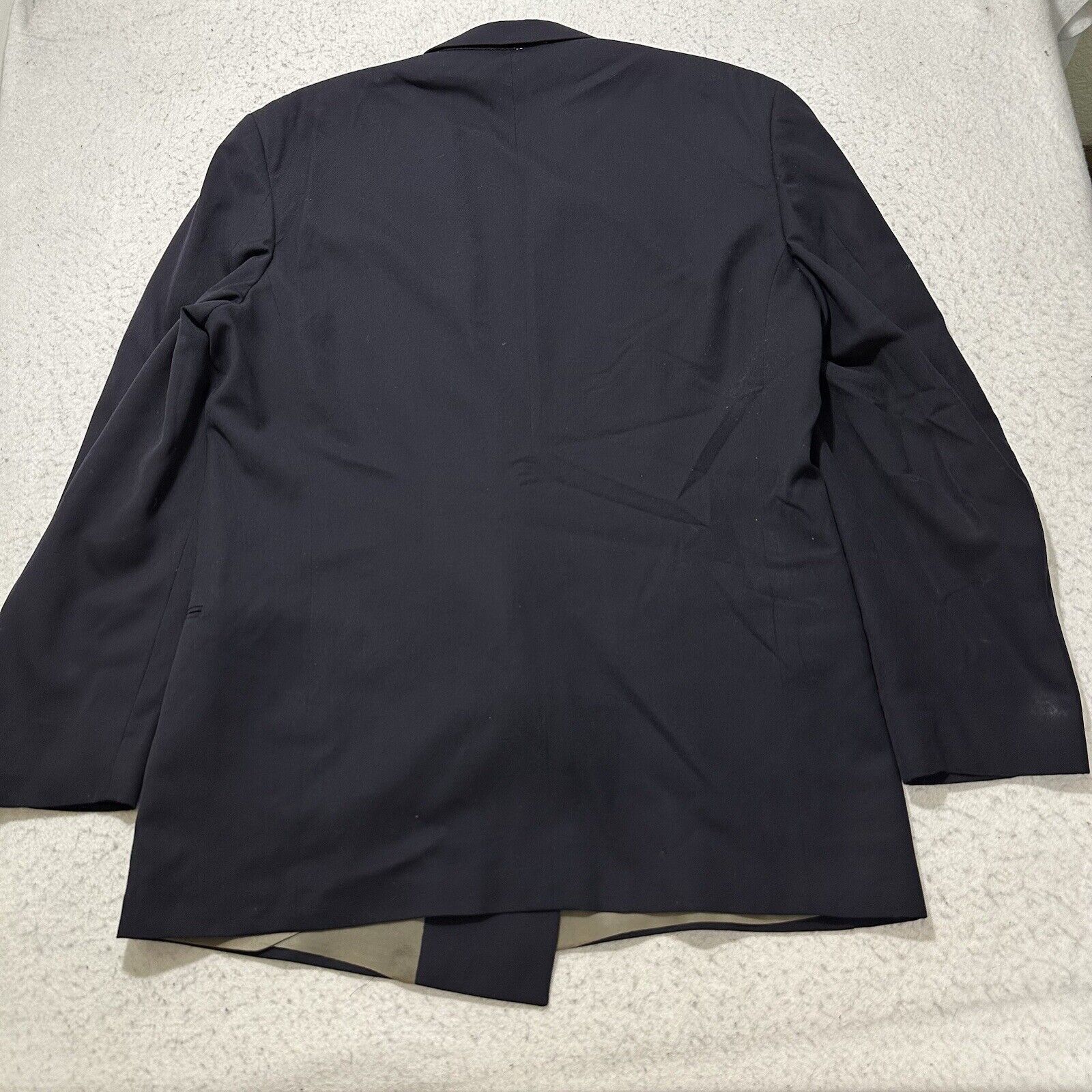 Lord & Taylor Lord & Taylor 46R Double Breasted Peak Lapel Suit Jacket USA Size 46R - 16 Thumbnail